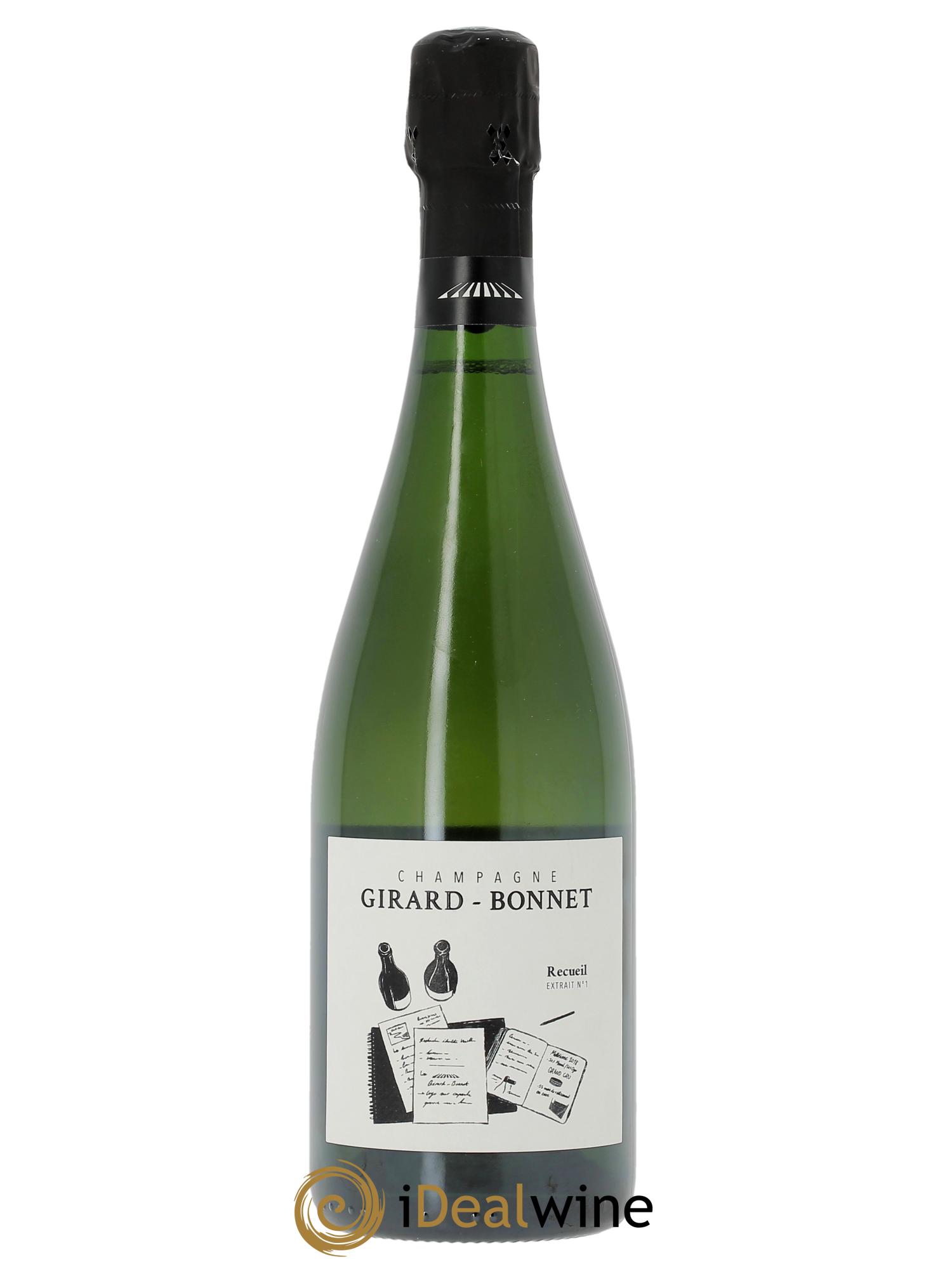 Recueil Extrait n°1 Grand Cru Extra-Brut Girard-Bonnet - Lot de 1 bouteille - 0