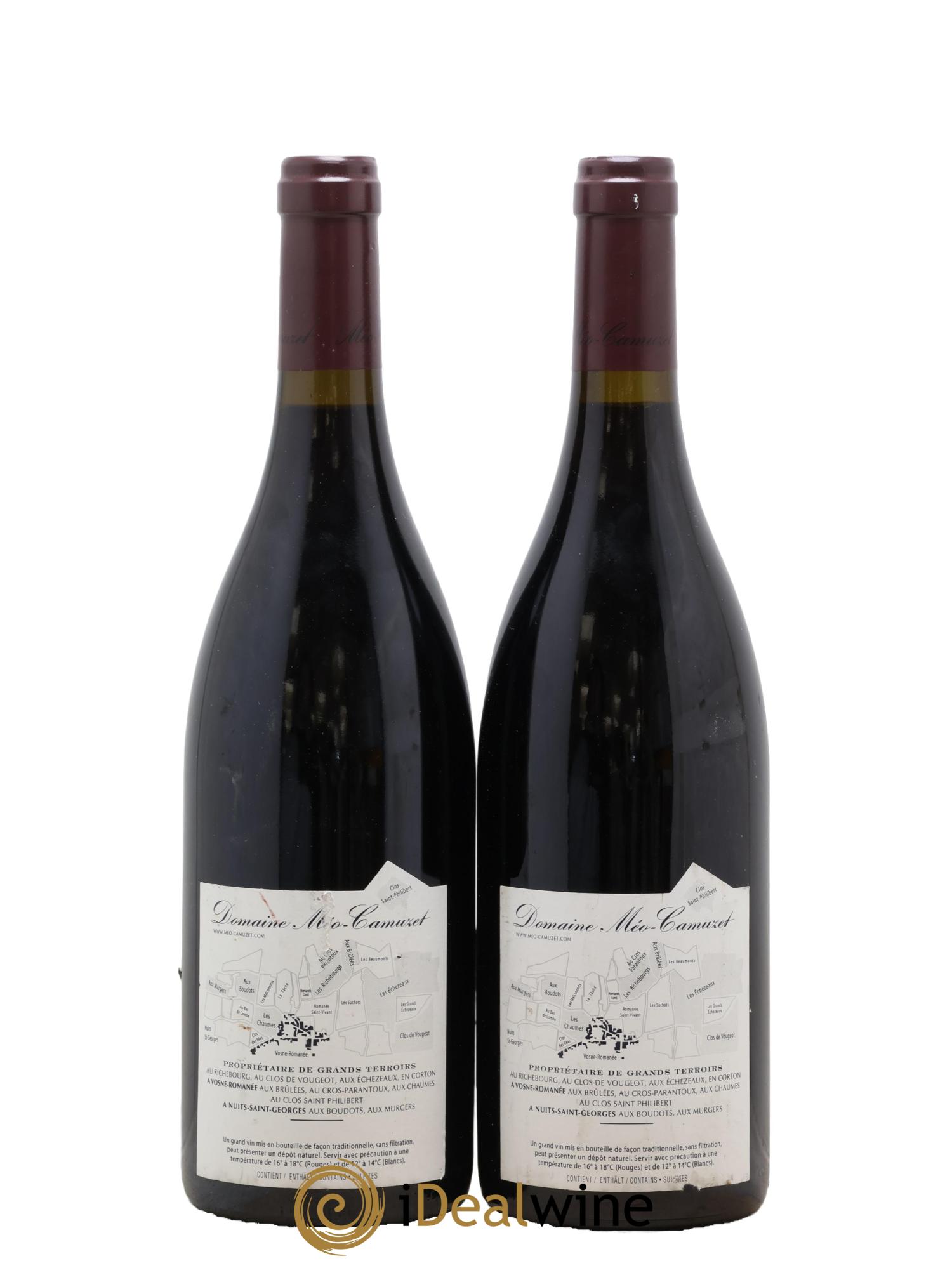 Nuits-Saint-Georges 1er Cru Aux Boudots Méo-Camuzet (Domaine) 2012 - Lot de 2 bouteilles - 1