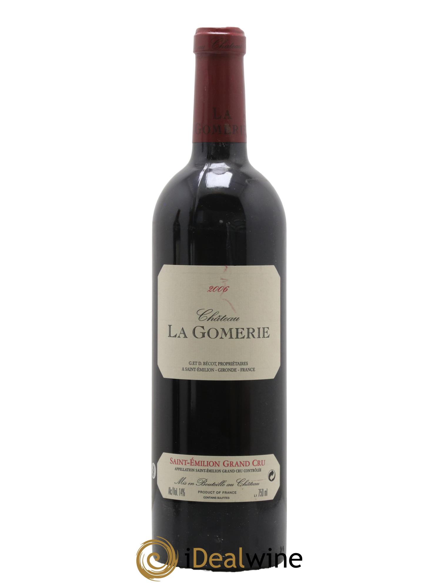 Château La Gomerie 2006 - Lot de 1 bouteille - 0