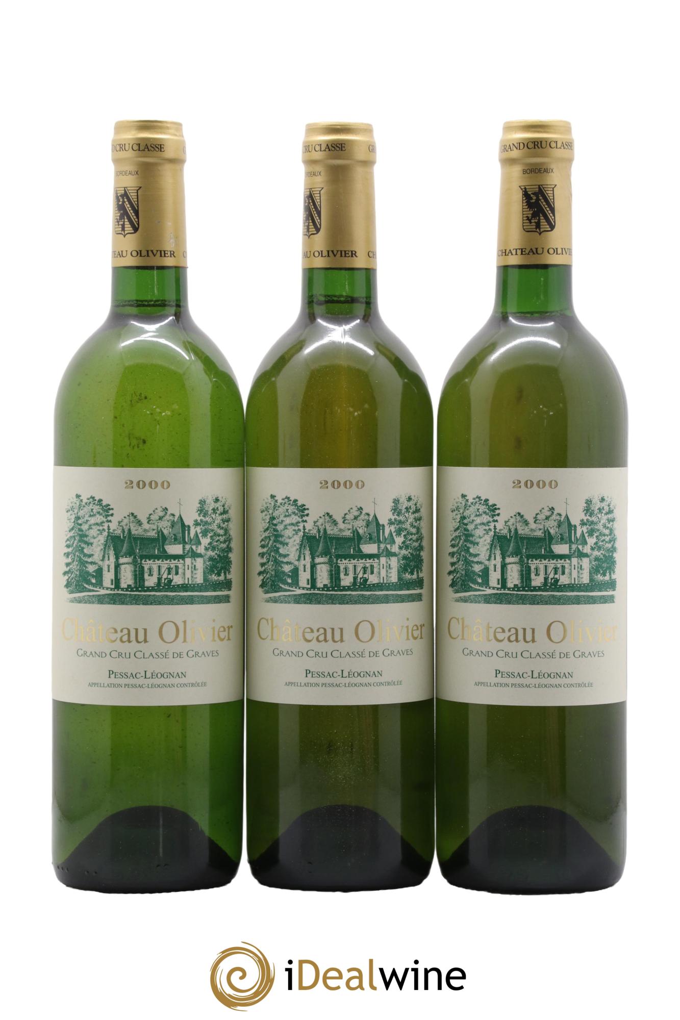 Château Olivier Cru Classé de Graves 2000 - Lot of 12 bottles - 1