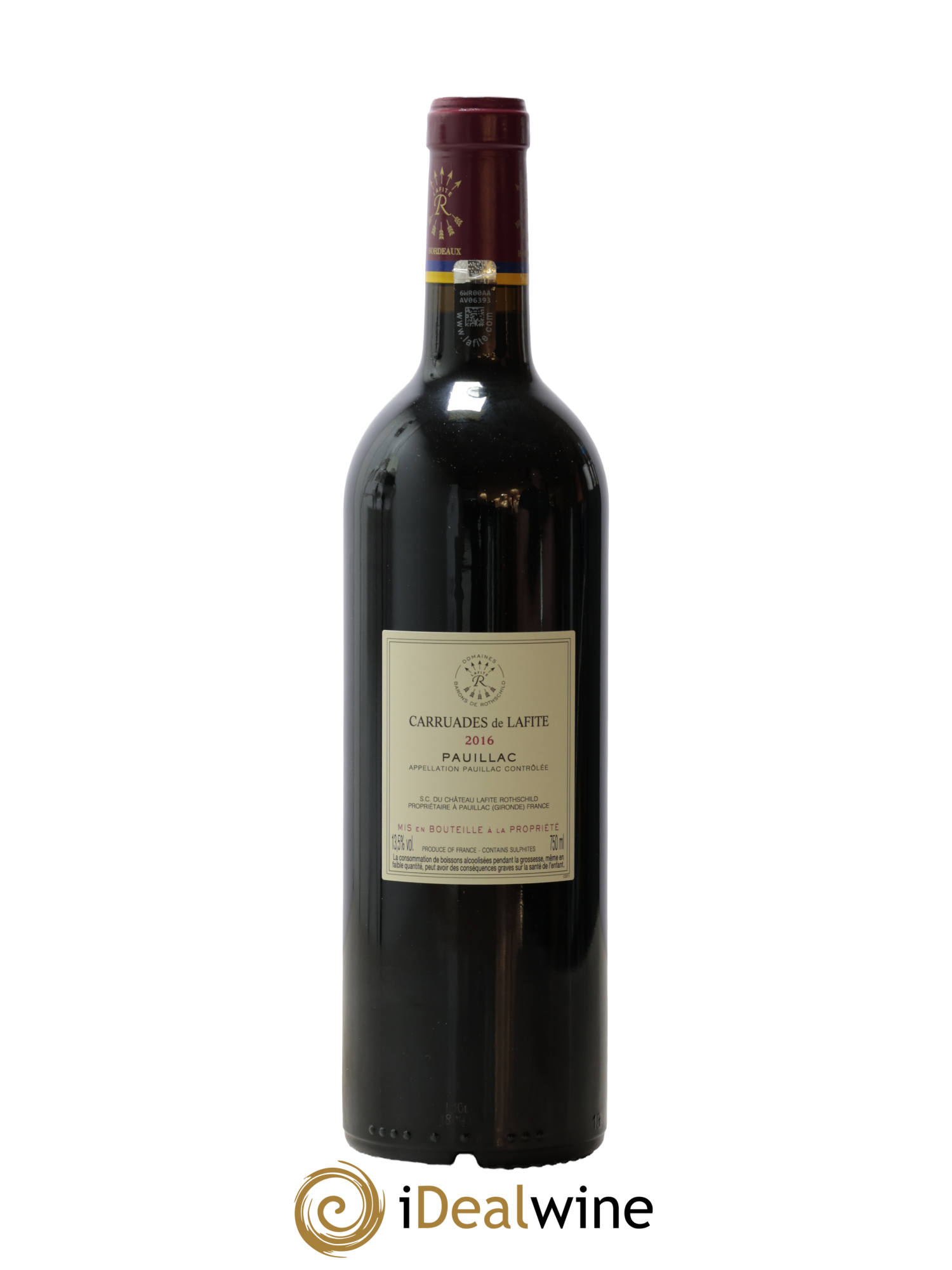 Carruades de Lafite Rothschild Second Vin 2016 - Lot de 1 bouteille - 1