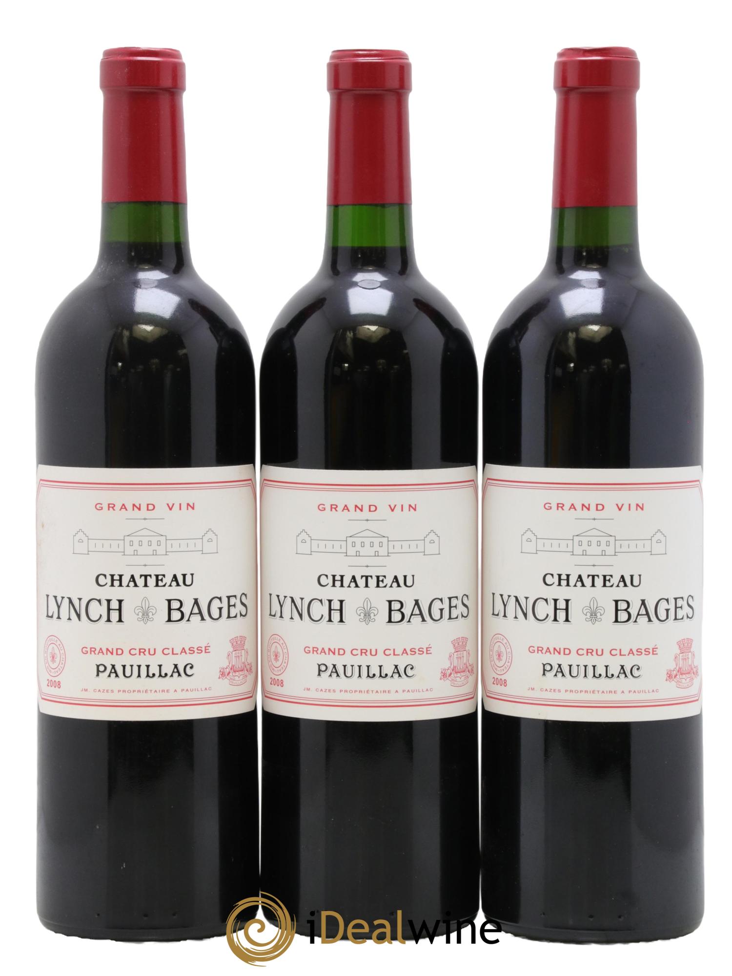 Château Lynch Bages 5ème Grand Cru Classé 2008 - Lot of 12 bottles - 2