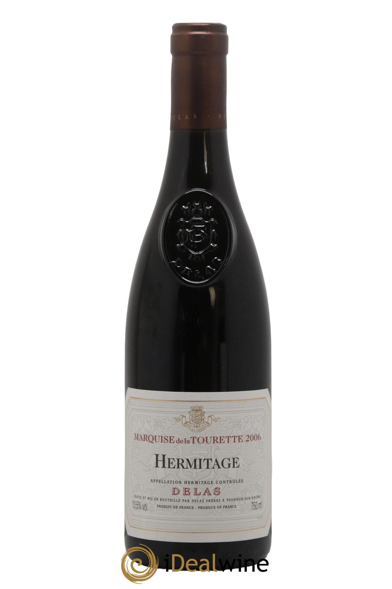 Hermitage Marquise de la Tourette Delas Frères 2006 - Lotto di 1 bottiglia - 0