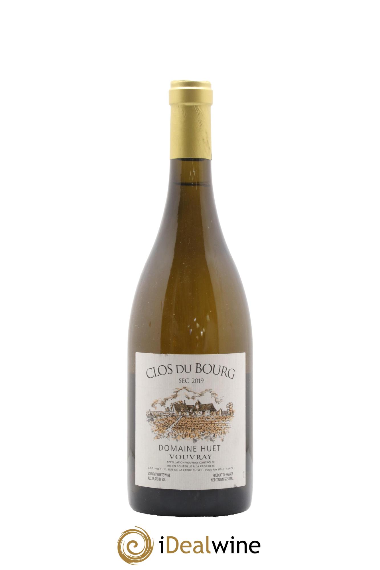 Vouvray Clos du Bourg Sec Domaine Huet 2019 - Lot of 1 bottle - 0