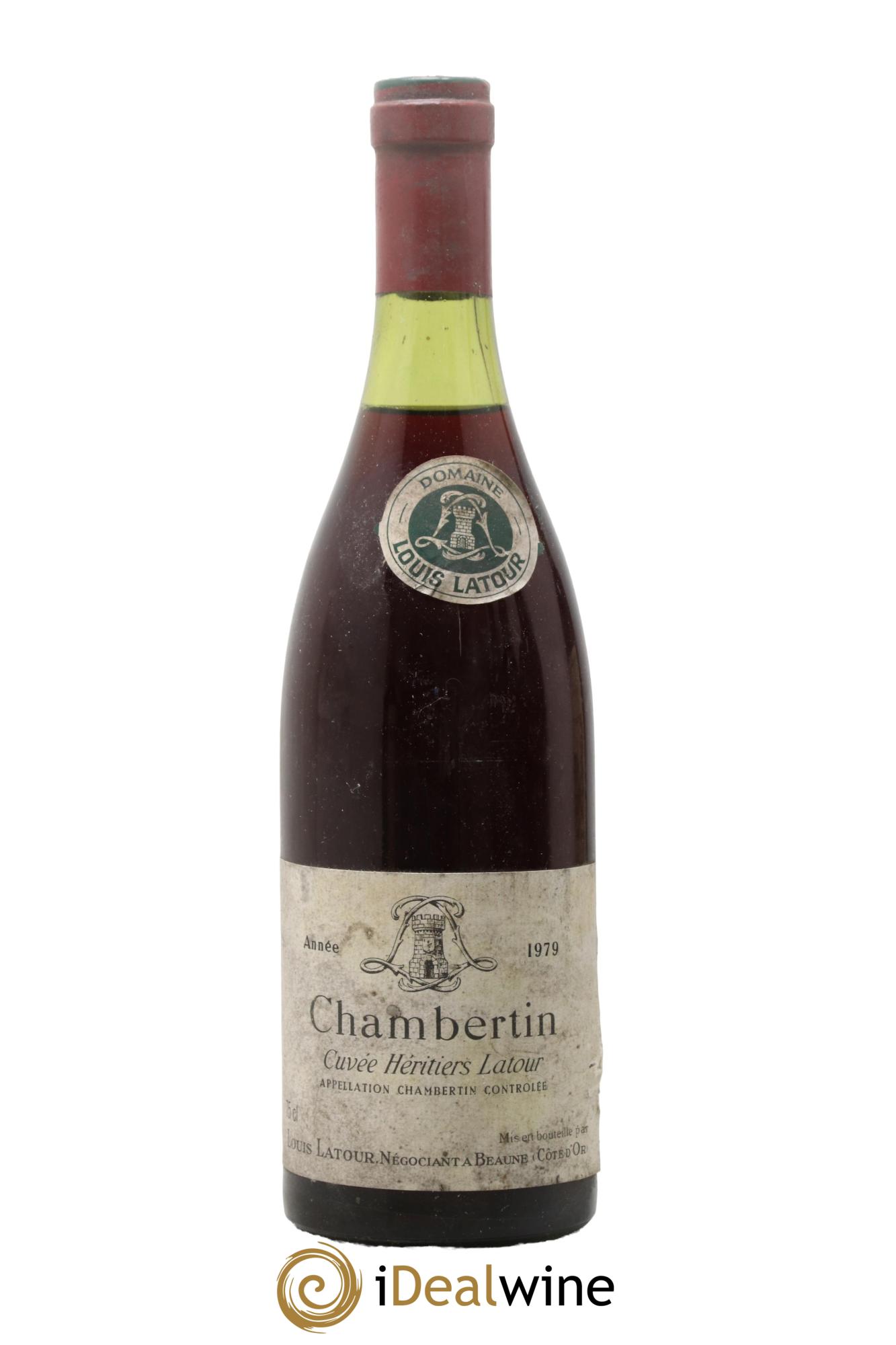 Chambertin Grand Cru Cuvée Héritiers Latour Louis Latour 1979 - Lot of 1 bottle - 0
