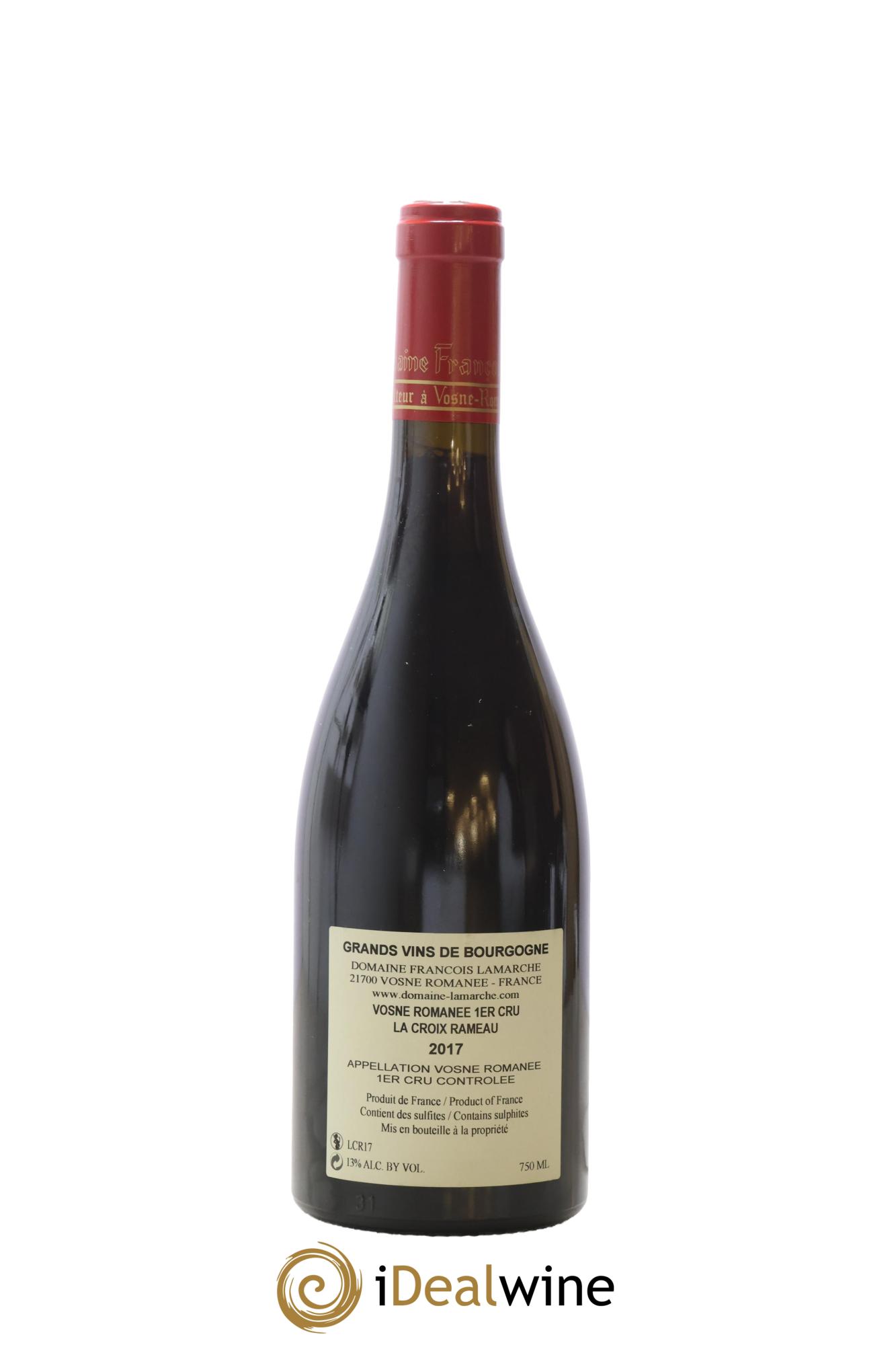 Vosne-Romanée 1er Cru La Croix Rameau Lamarche (Domaine) 2017 - Posten von 1 Flasche - 1