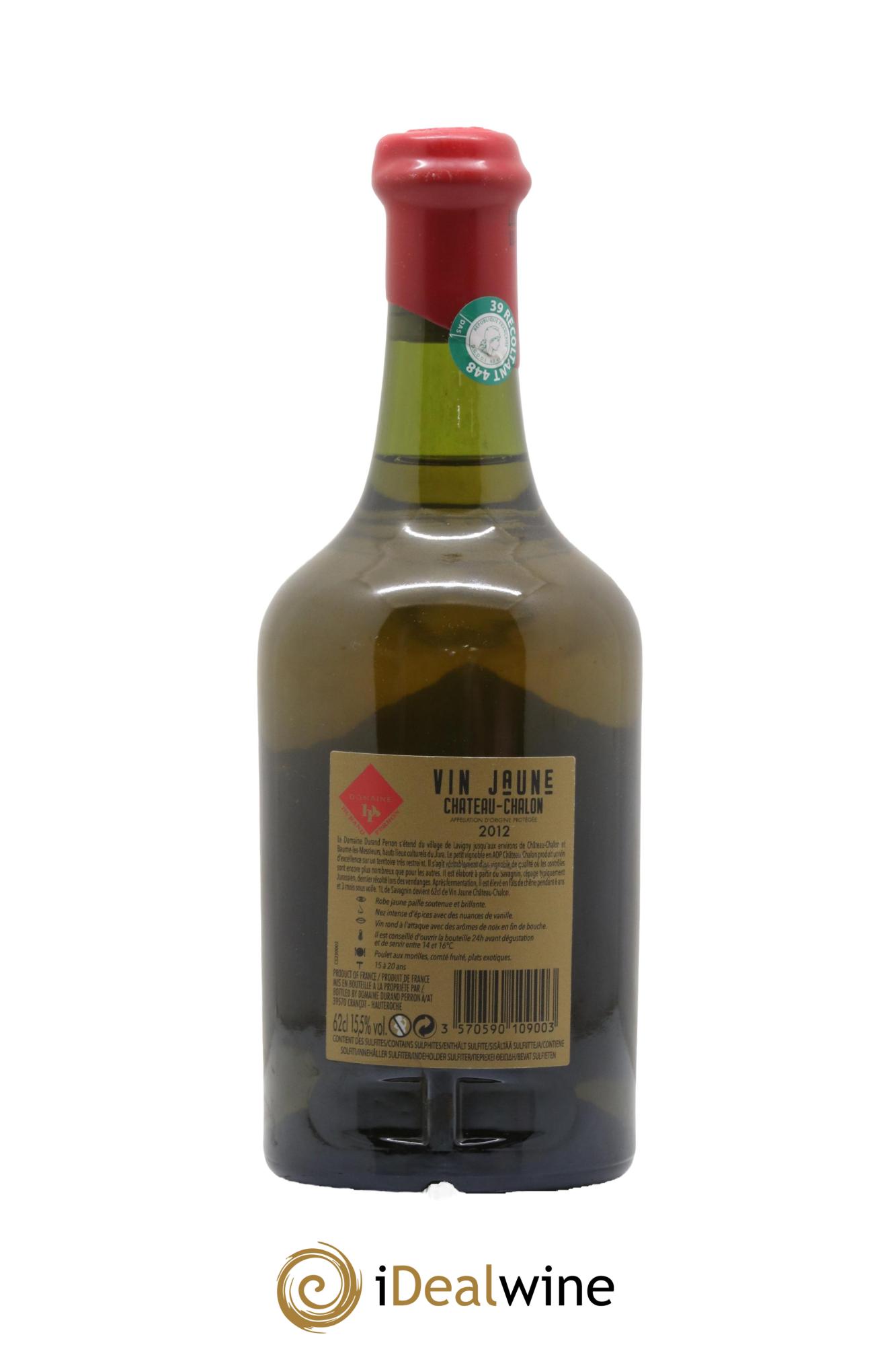 Château-Chalon Vin Jaune Durand Perron 2012 - Lot de 1 clavelin - 1