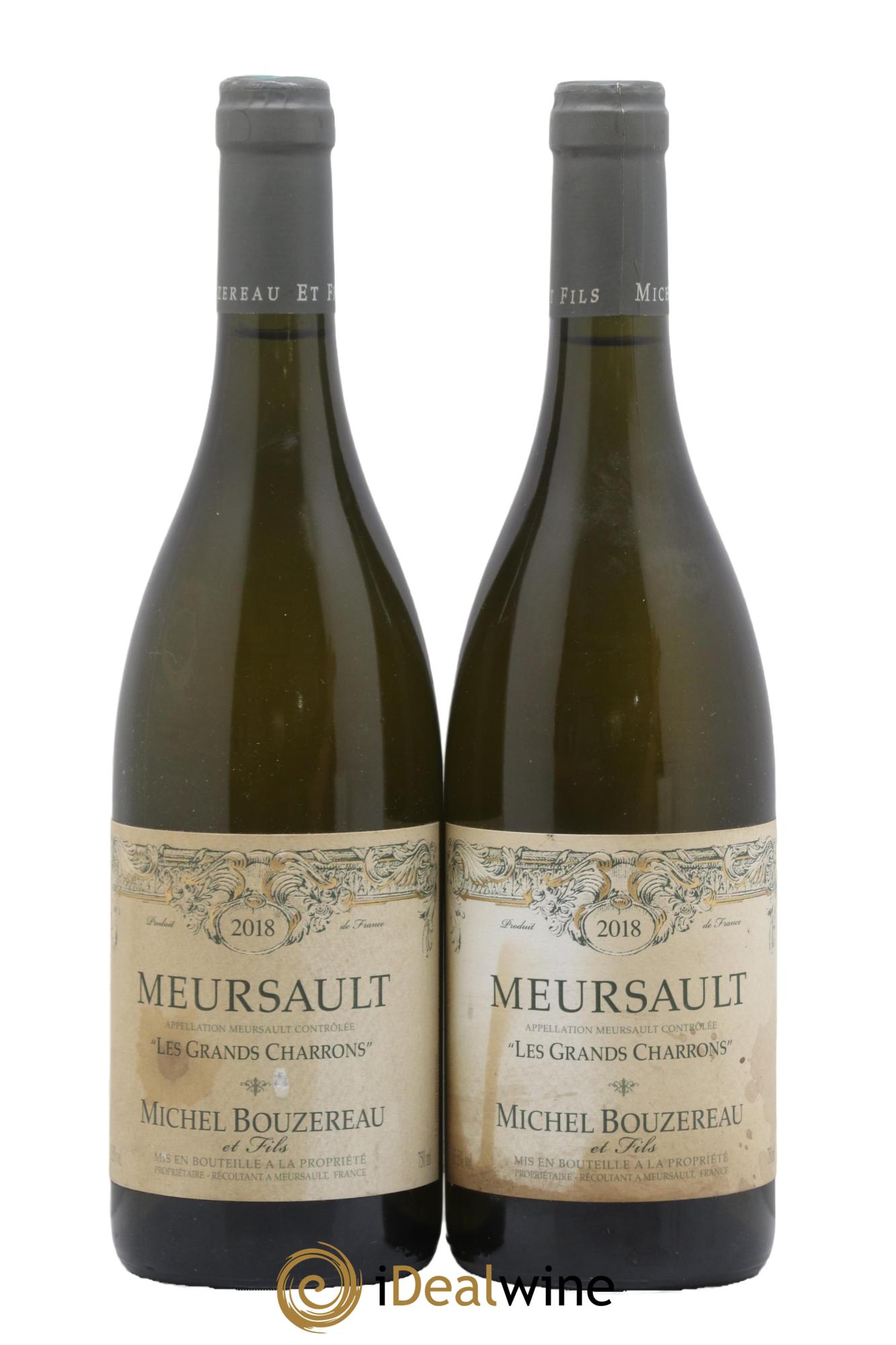 Meursault Les Grands Charrons Michel Bouzereau et Fils (Domaine) 2018 - Lot de 2 bouteilles - 0