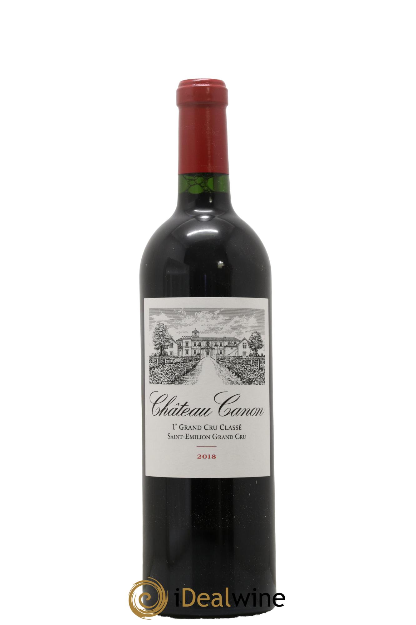 Château Canon 1er Grand Cru Classé B 2018 - Lot de 1 bouteille - 0