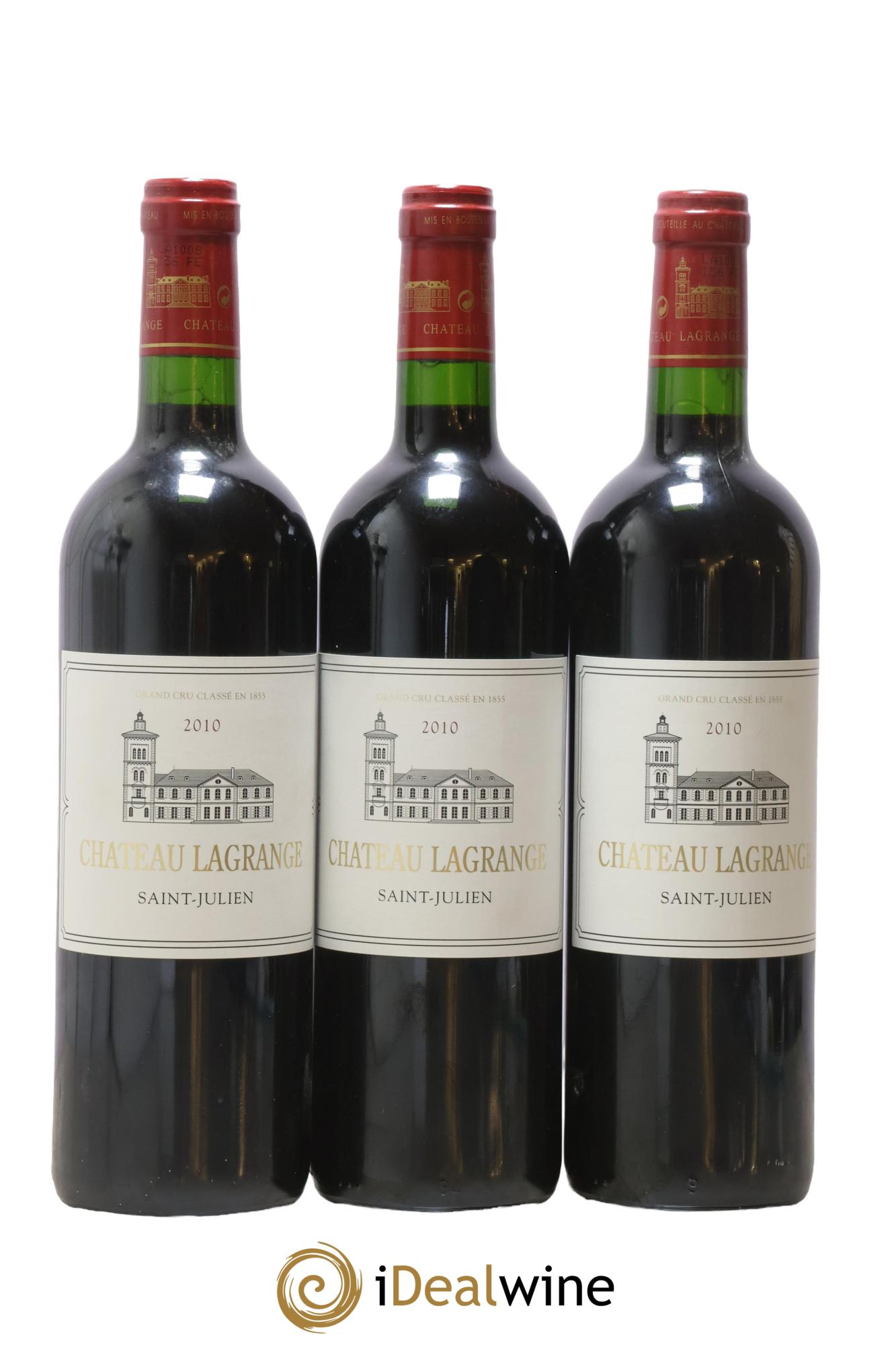 Château Lagrange 3ème Grand Cru Classé 2010 - Posten von 3 Flaschen - 0