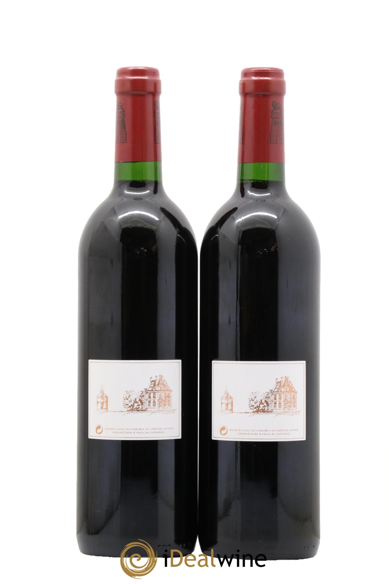 Château Latour 1er Grand Cru Classé 1996 - Lot de 2 bouteilles - 1