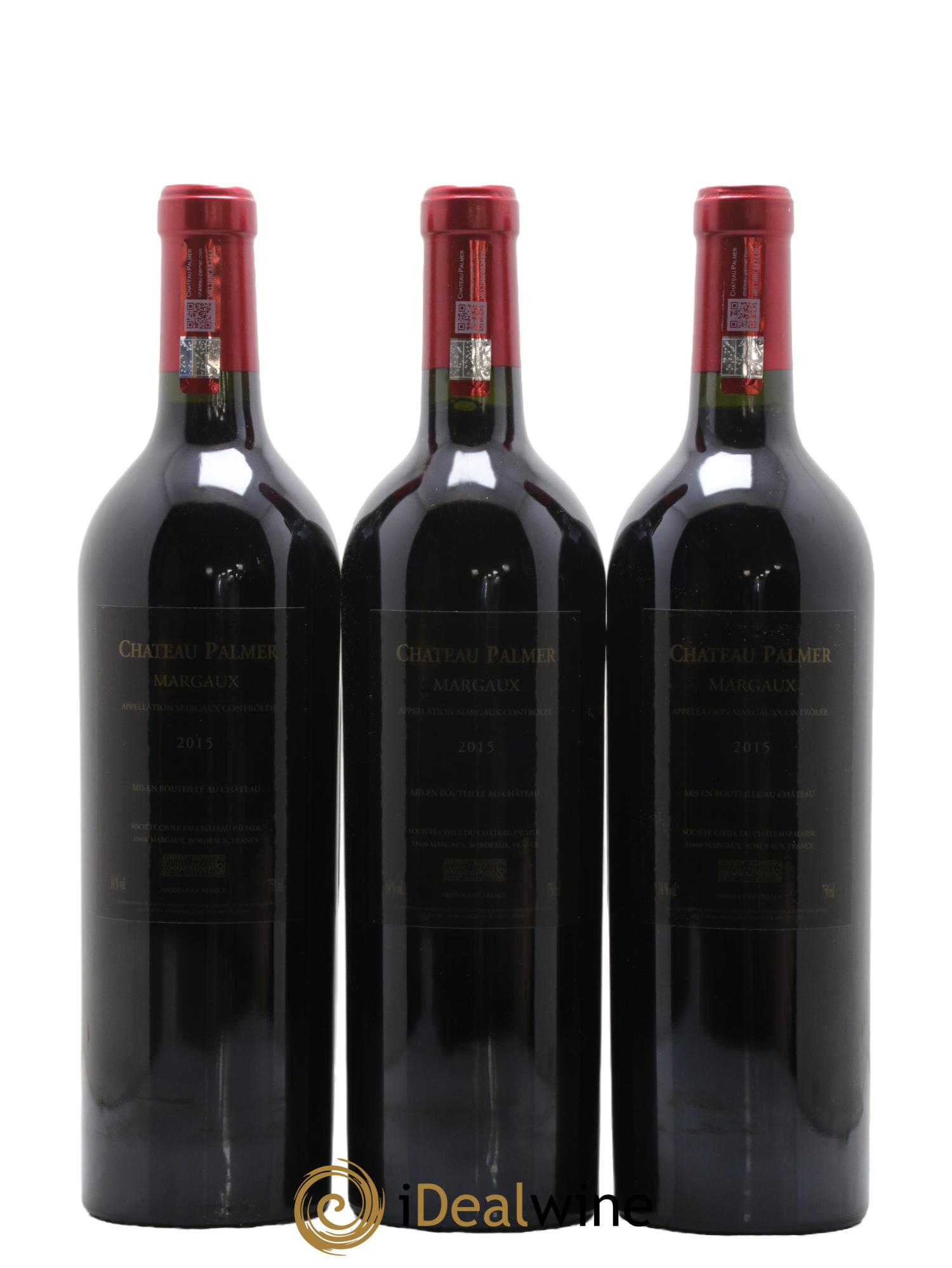 Château Palmer 3ème Grand Cru Classé 2015 - Lot de 6 bouteilles - 4