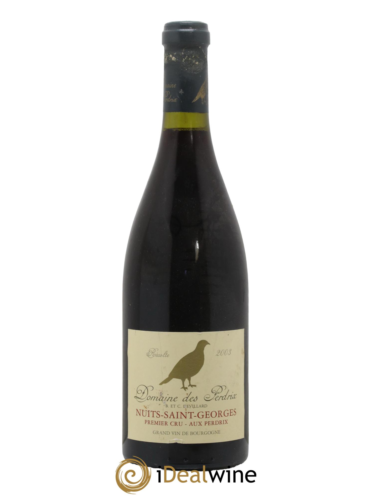 Nuits-Saint-Georges 1er Cru Aux Perdrix Perdrix (Domaine des) 2003 - Lot de 1 bouteille - 0