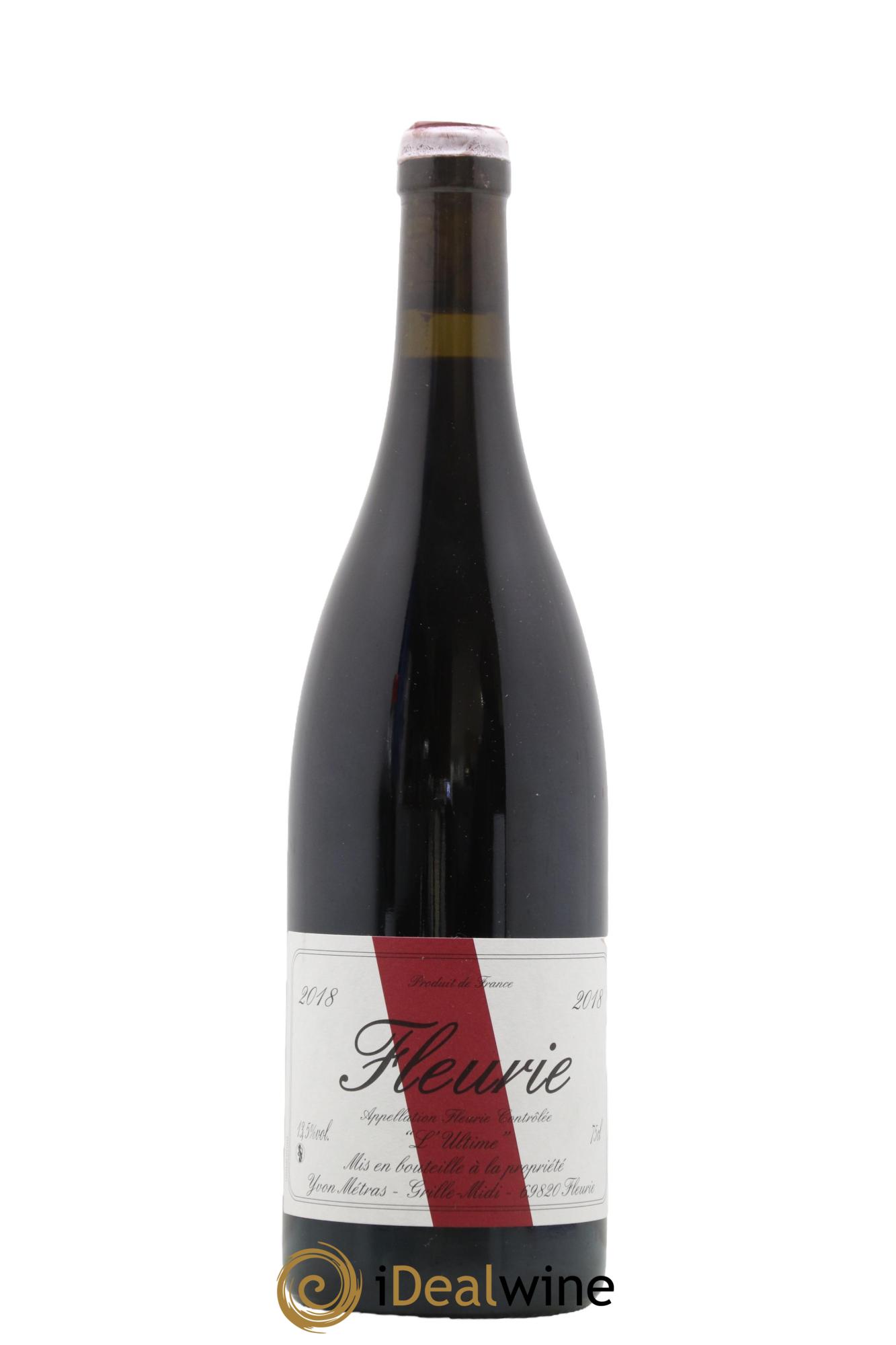 Fleurie l'Ultime Yvon Métras 2018 - Lot de 1 bouteille - 0