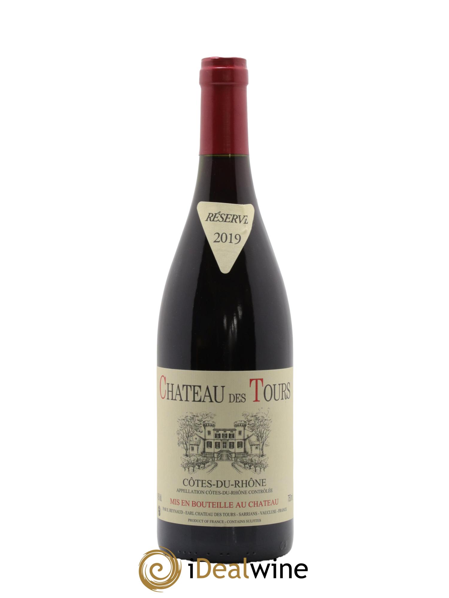 Côtes-du-Rhône Château des Tours Emmanuel Reynaud 2019 - Lot de 1 bouteille - 0