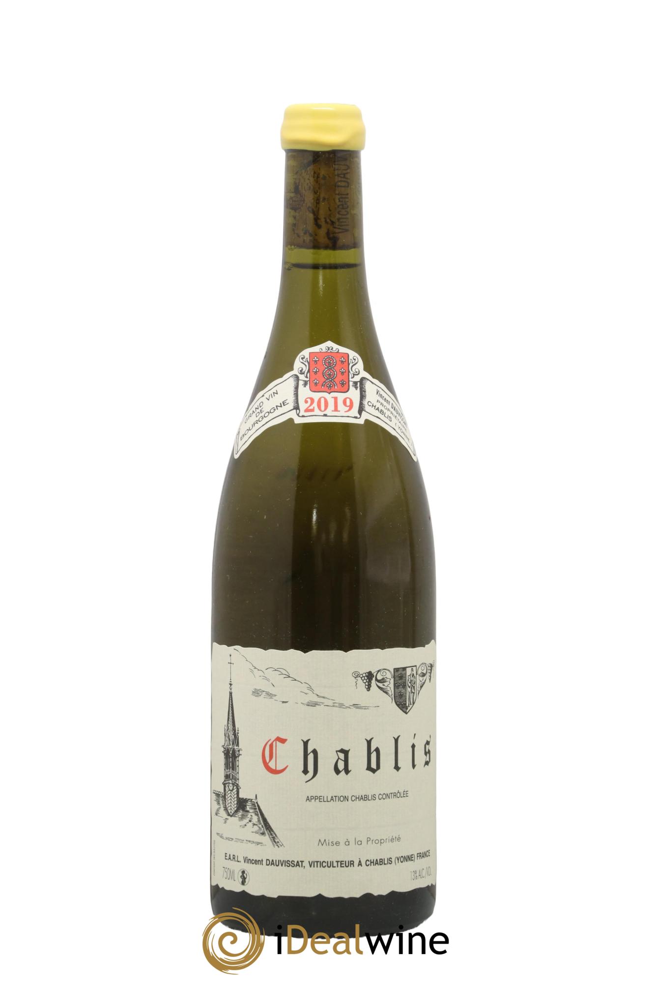 Chablis Vincent Dauvissat (Domaine) 2019 - Lot of 1 bottle - 0