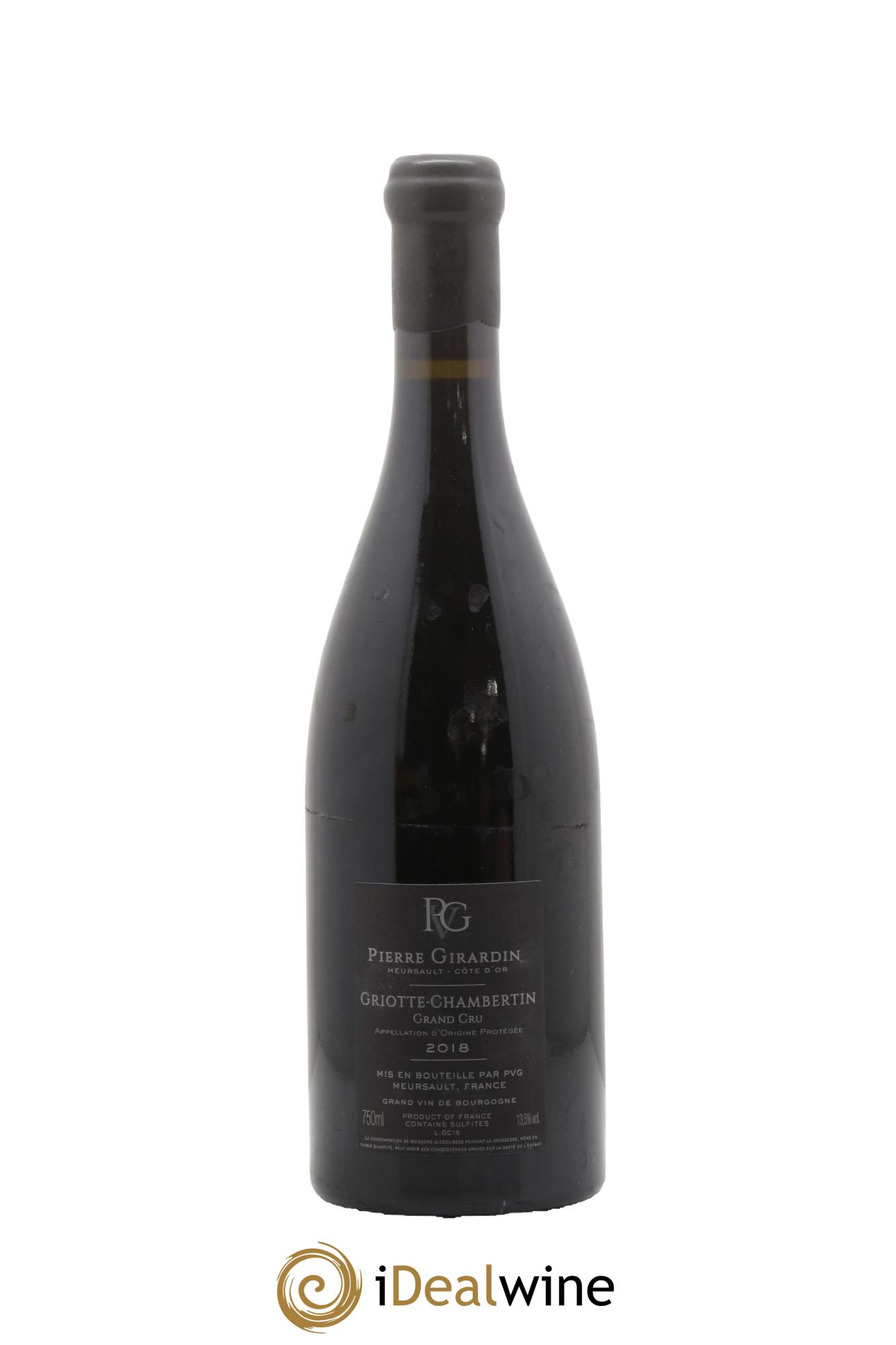 Griotte-Chambertin Grand Cru Pierre Girardin 2018 - Lot of 1 bottle - 1