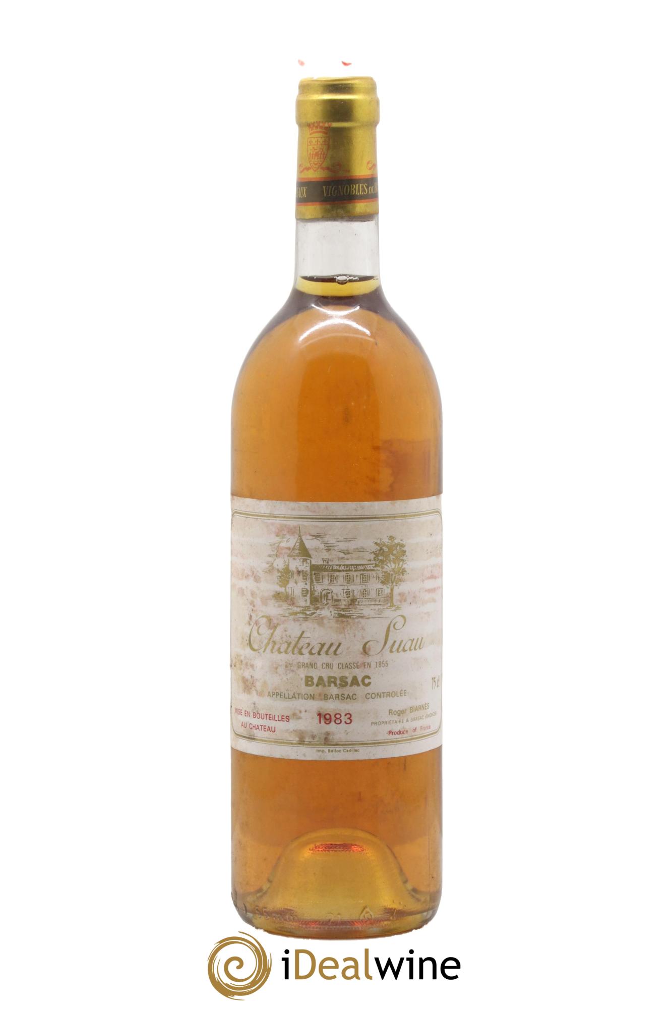 Château Suau 2ème Grand Cru Classé 1983 - Lot de 1 bouteille - 0