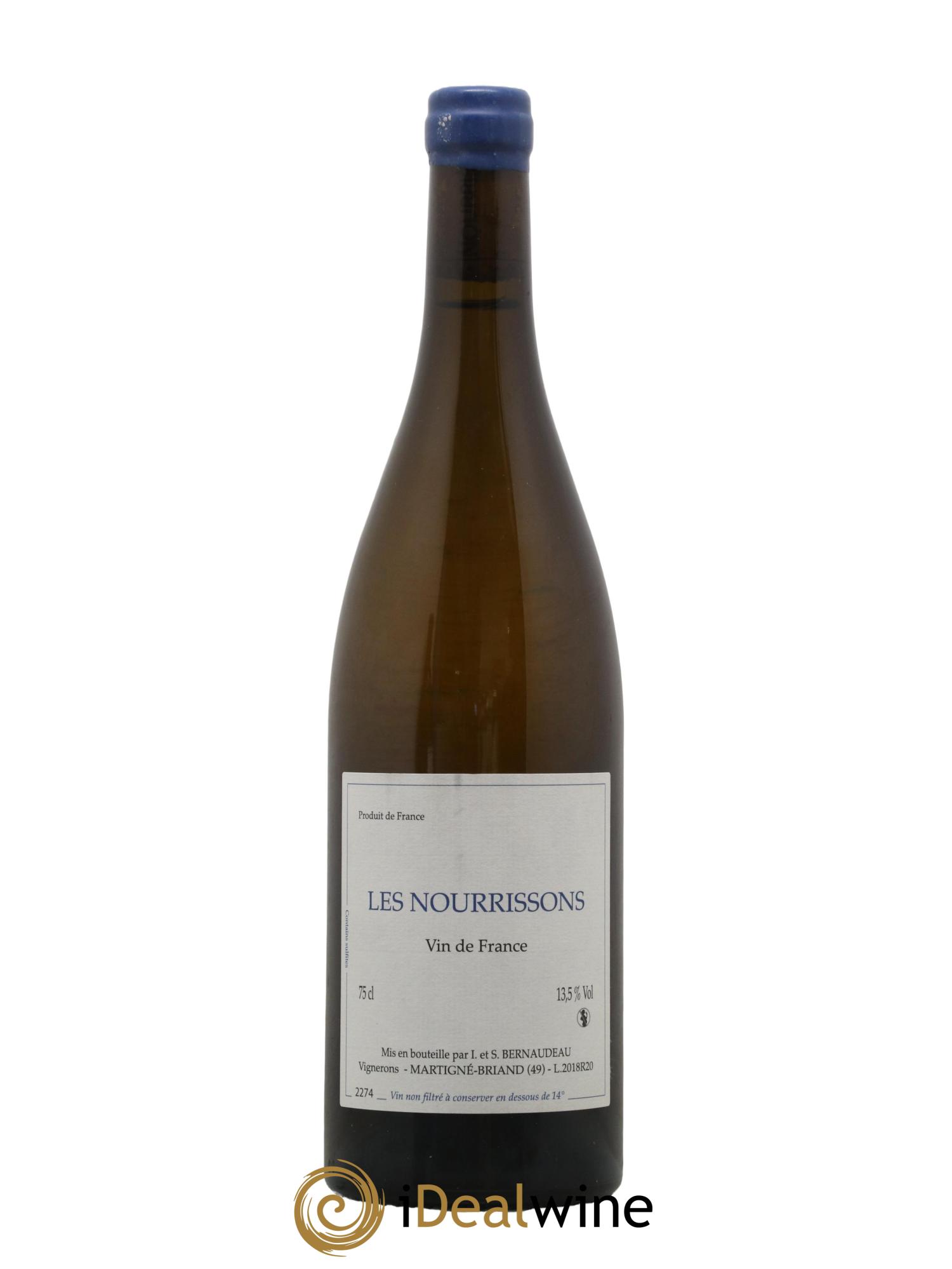 Vin de France Les Nourrissons Stéphane Bernaudeau 2018 - Lot de 1 bouteille - 0