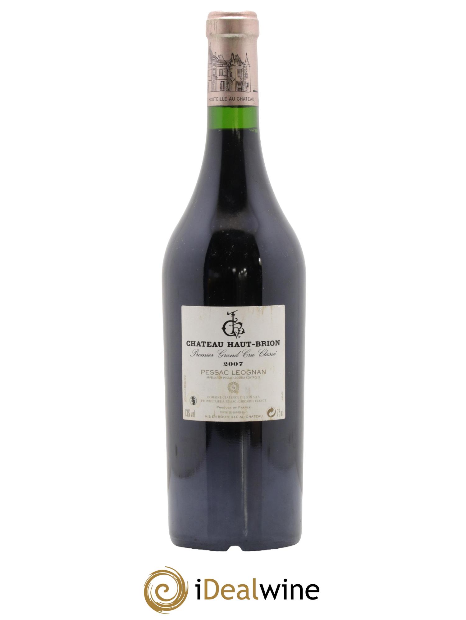 Château Haut Brion 1er Grand Cru Classé 2007 - Lotto di 1 bottiglia - 1