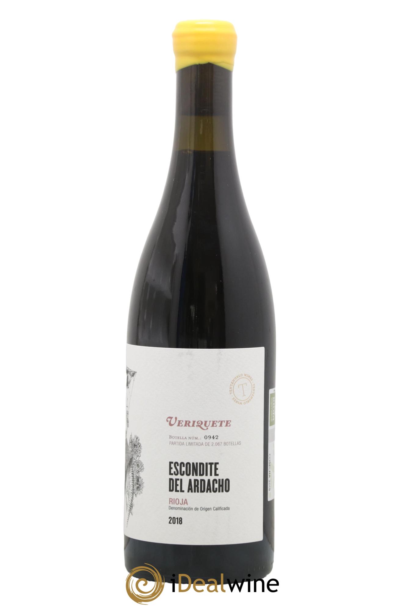 Rioja DOCA El Veriquete Escondite del Ardacho 2018 - Lot of 1 bottle - 1