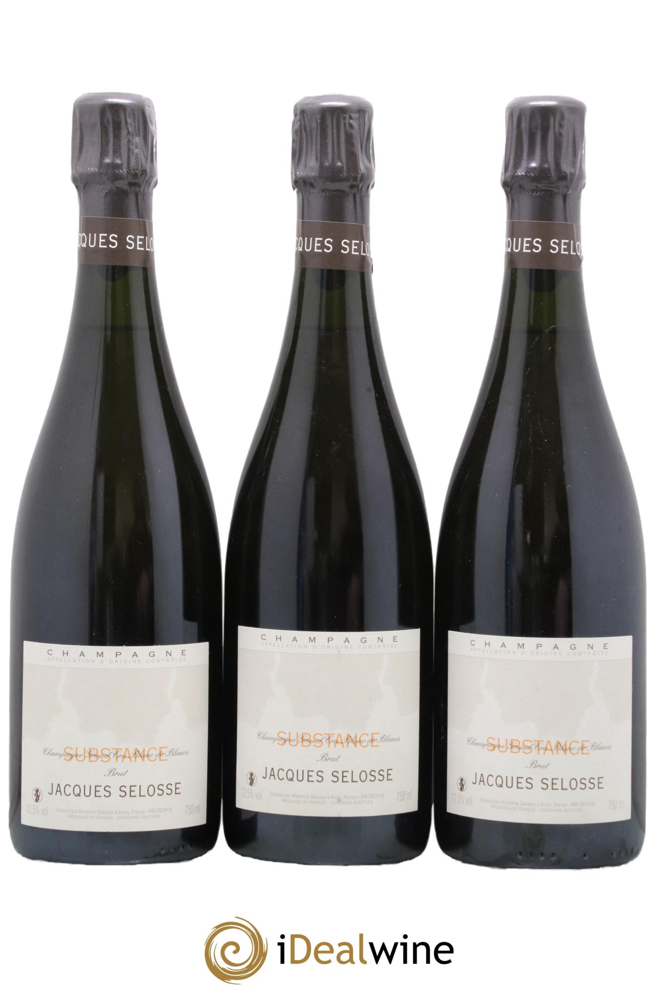 Substance Jacques Selosse - Lot de 3 bouteilles - 0