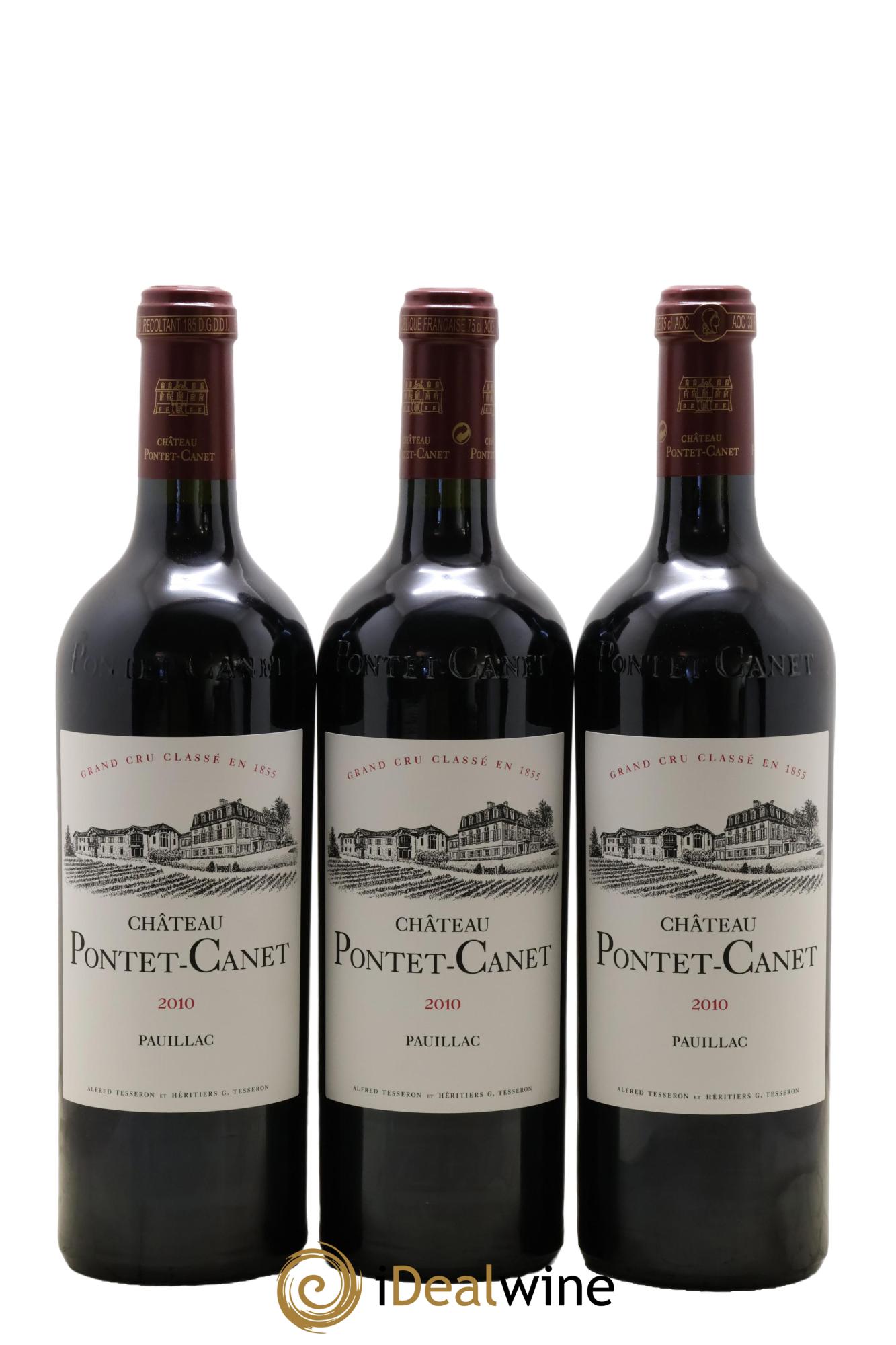 Château Pontet Canet 5ème Grand Cru Classé 2010 - Lot de 12 bouteilles - 3