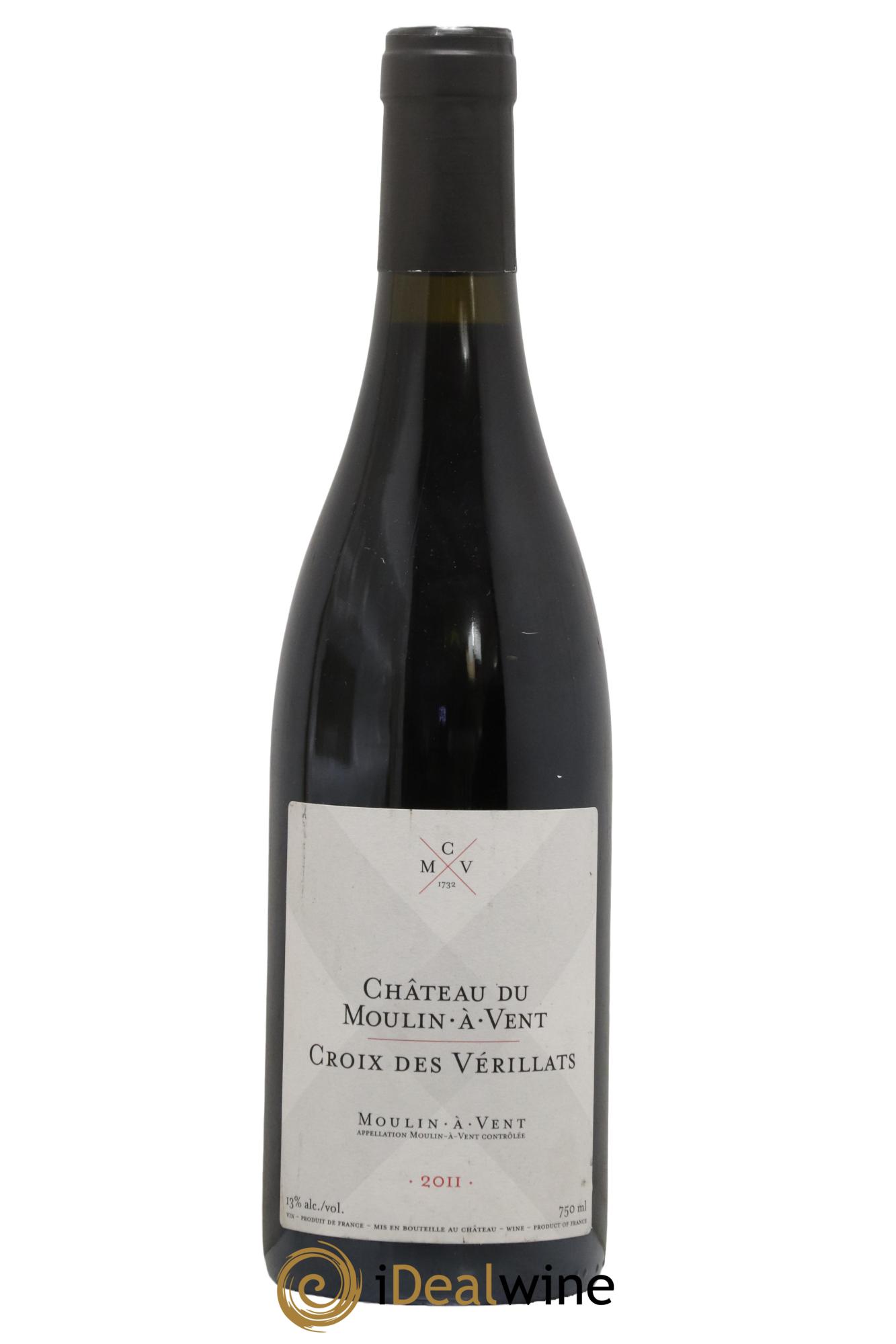 Moulin à Vent Croix des Vérillats Château du Moulin à Vent 2011 - Lot of 1 bottle - 0