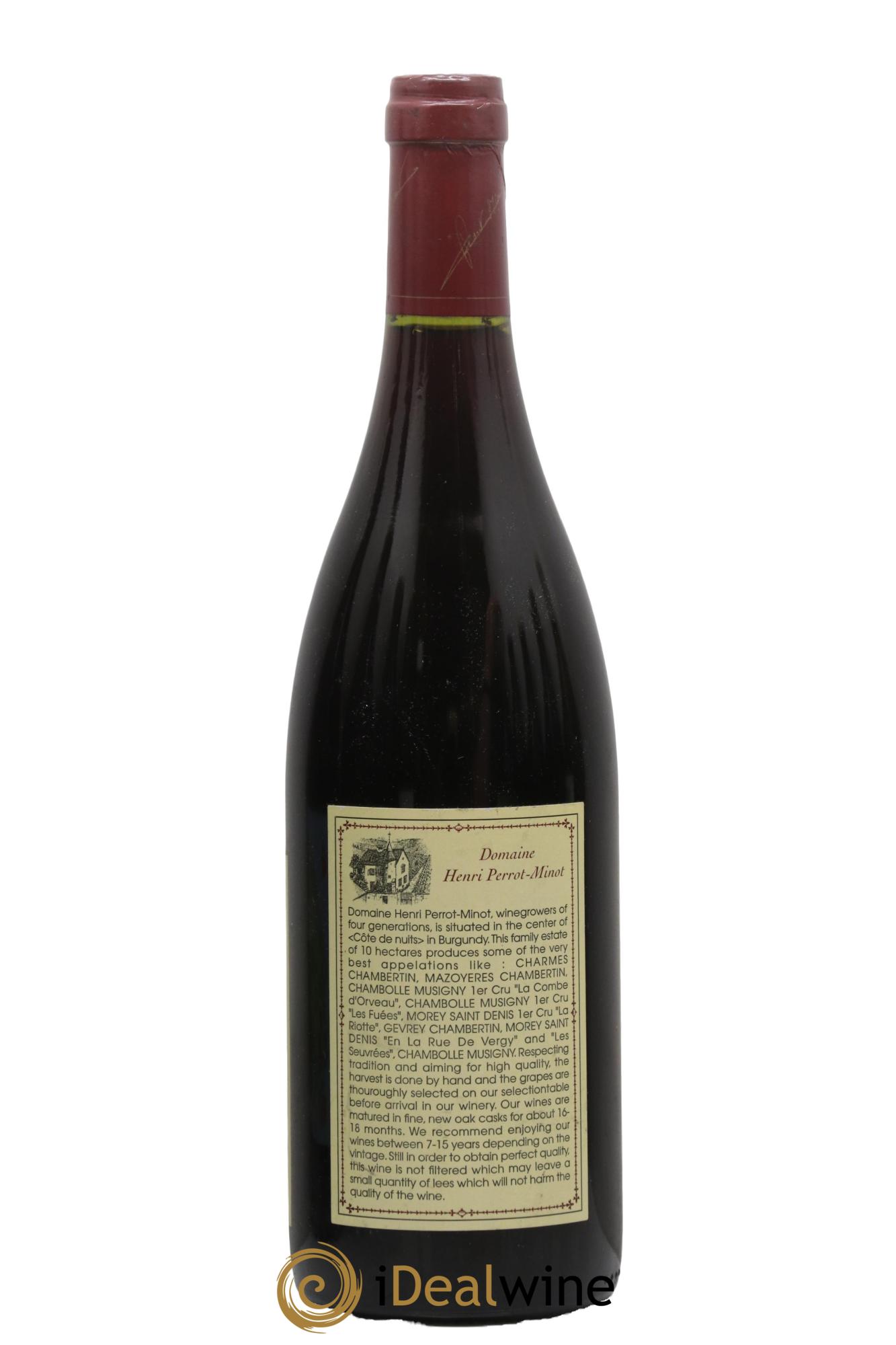 Chambolle-Musigny Perrot-Minot 1996 - Lot de 1 bouteille - 1