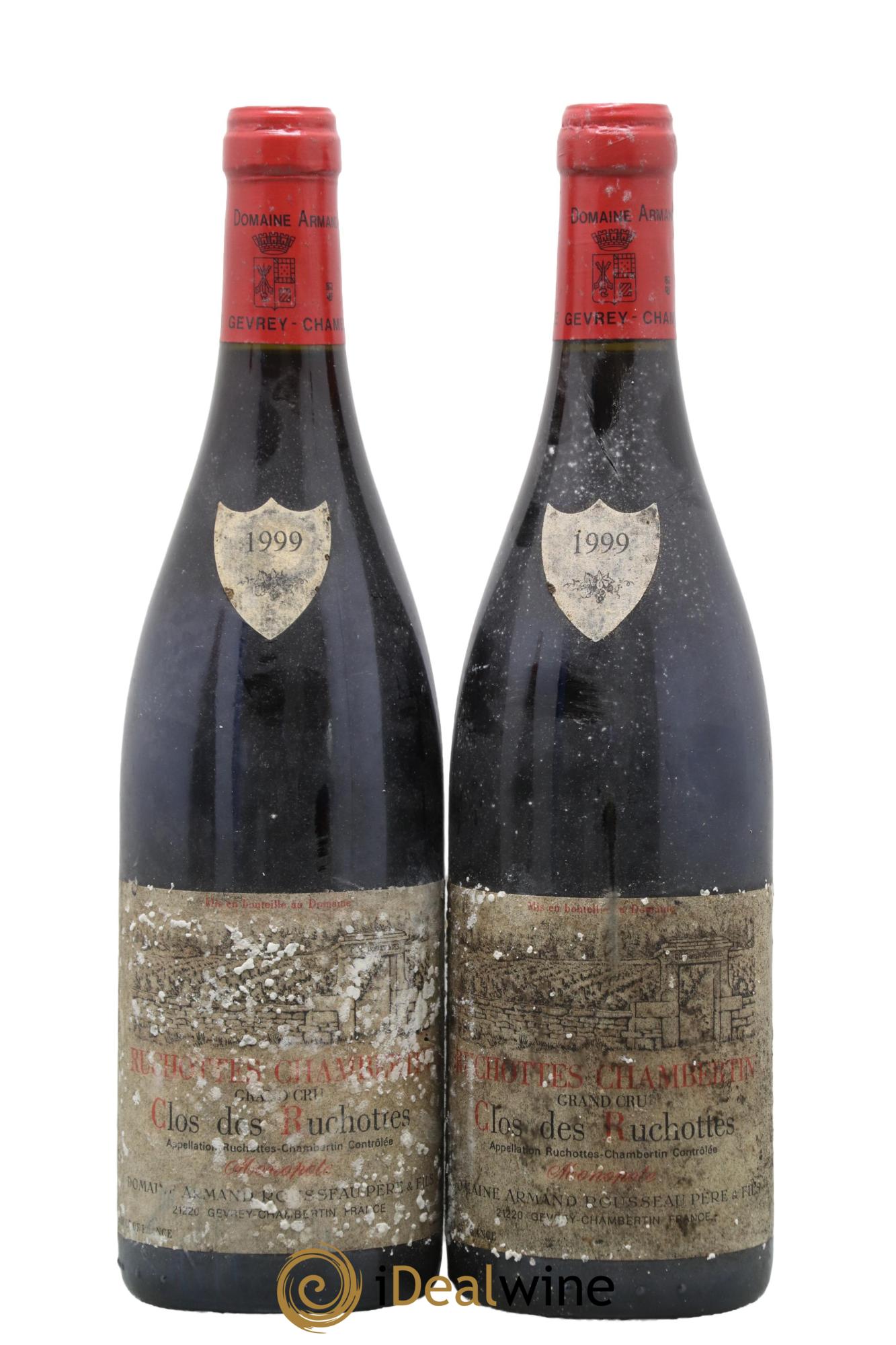 Ruchottes-Chambertin Grand Cru Clos des Ruchottes Armand Rousseau (Domaine) 1999 - Posten von 2 Flaschen - 0
