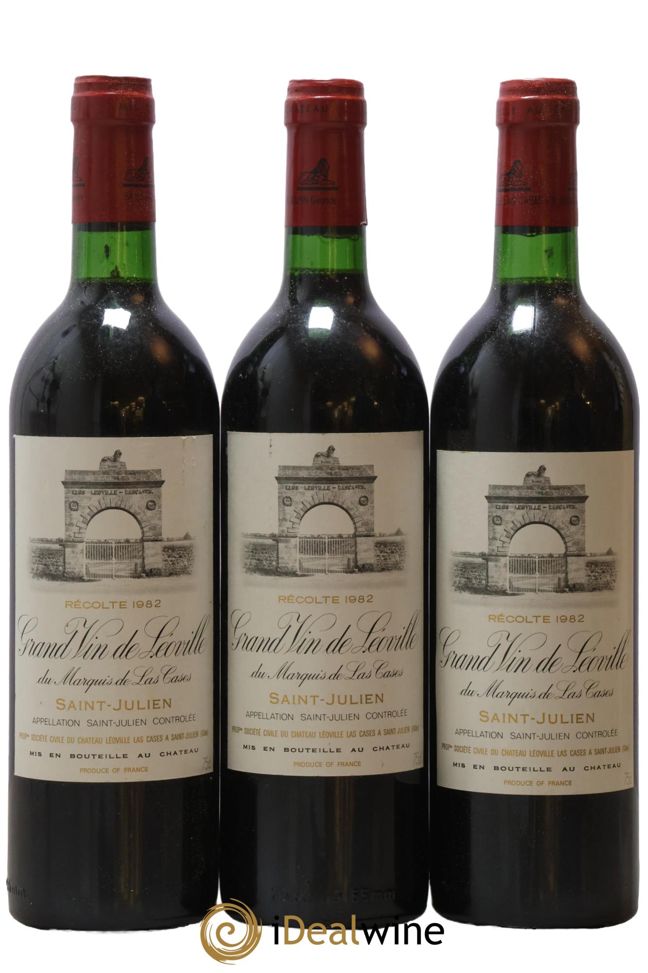Château Léoville Las Cases 2ème Grand Cru Classé 1982 - Lot de 12 bouteilles - 1