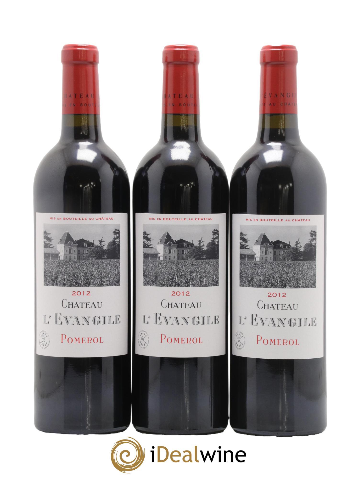 Château l' Évangile 2012 - Lot de 6 bouteilles - 2