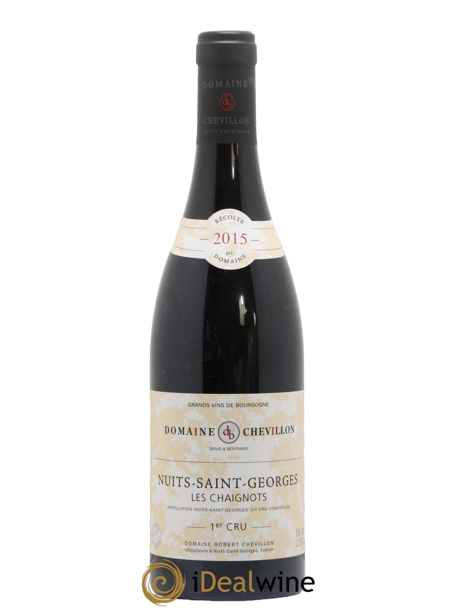 Nuits-Saint-Georges 1er Cru Les Chaignots Robert Chevillon 2015 - Lot de 1 bouteille - 0