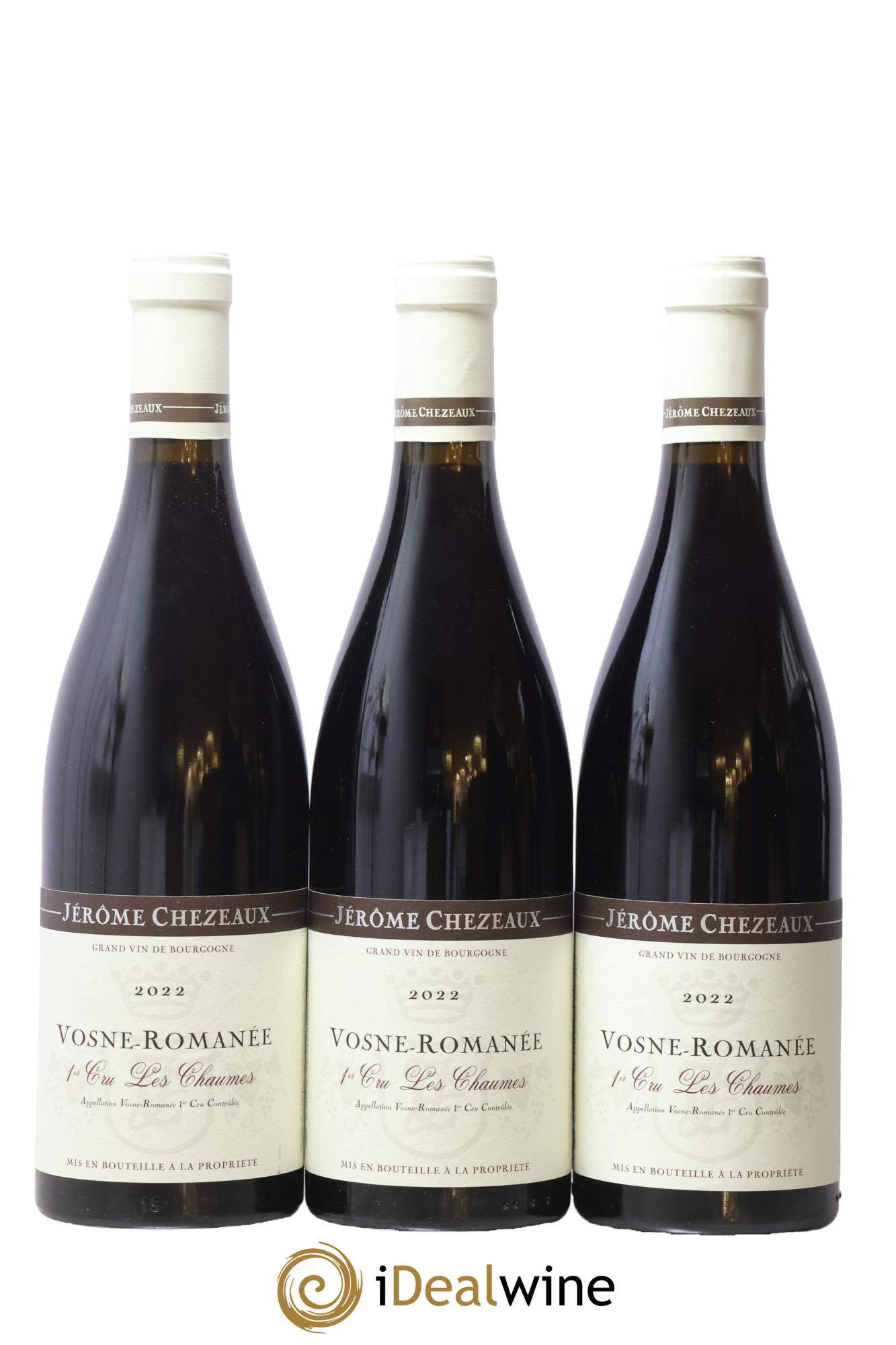 Vosne-Romanée 1er Cru Les Chaumes Jérôme Chezeaux 2022 - Lot de 3 bouteilles - 0