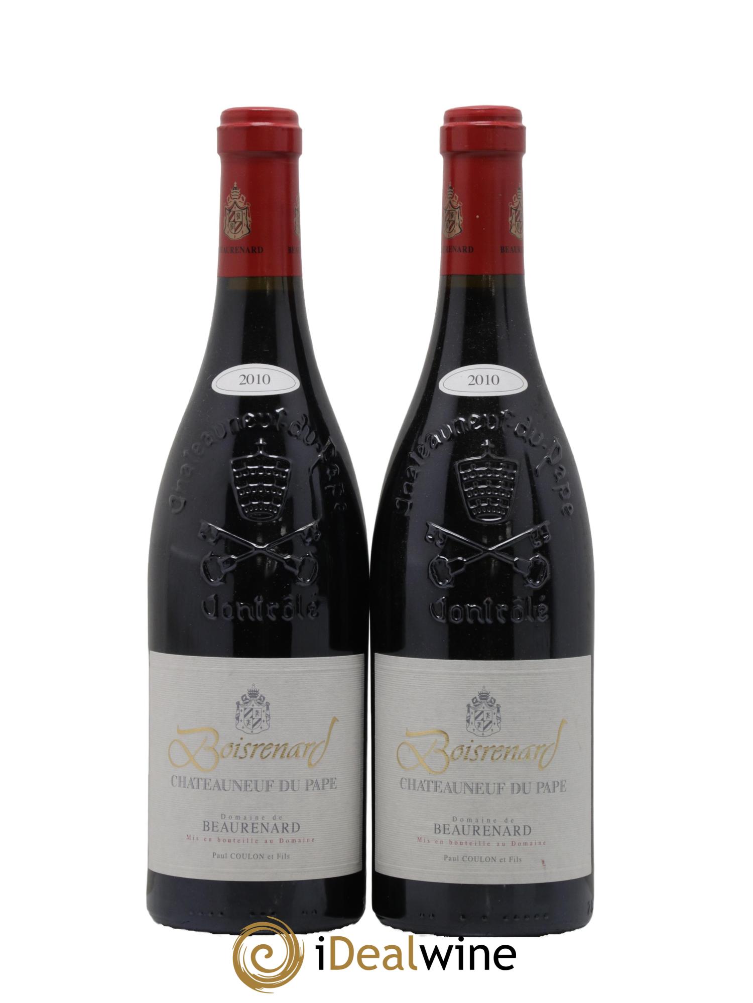 Châteauneuf-du-Pape Cuvée Boisrenard Beaurenard (Domaine de) 2010 - Lot of 2 bottles - 0