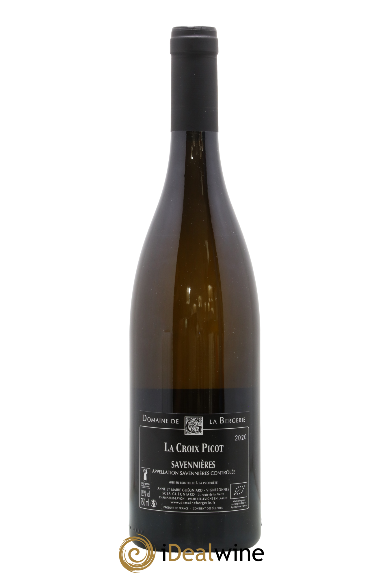 Savennières La Croix Picot Domaine de la Bergerie 2020 - Lot de 1 bouteille - 1
