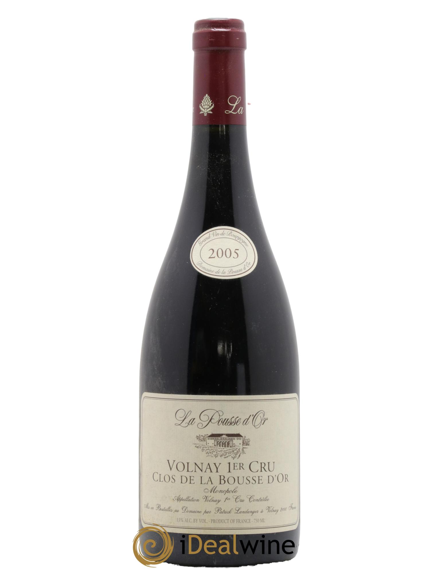 Volnay 1er Cru Clos de la Bousse d'Or La Pousse d'Or (Domaine de) 2005 - Lot de 1 bouteille - 0