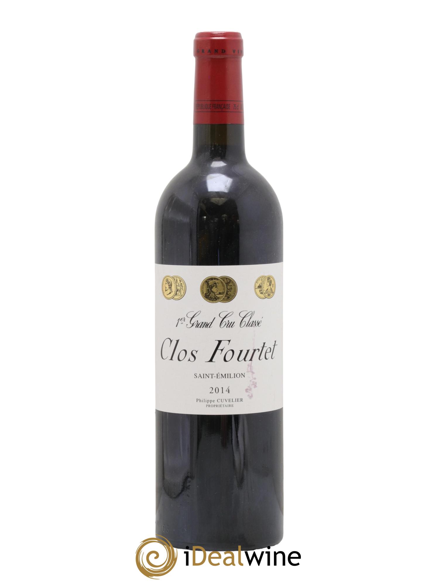 Clos Fourtet 1er Grand Cru Classé B 2014 - Lot de 1 bouteille - 0
