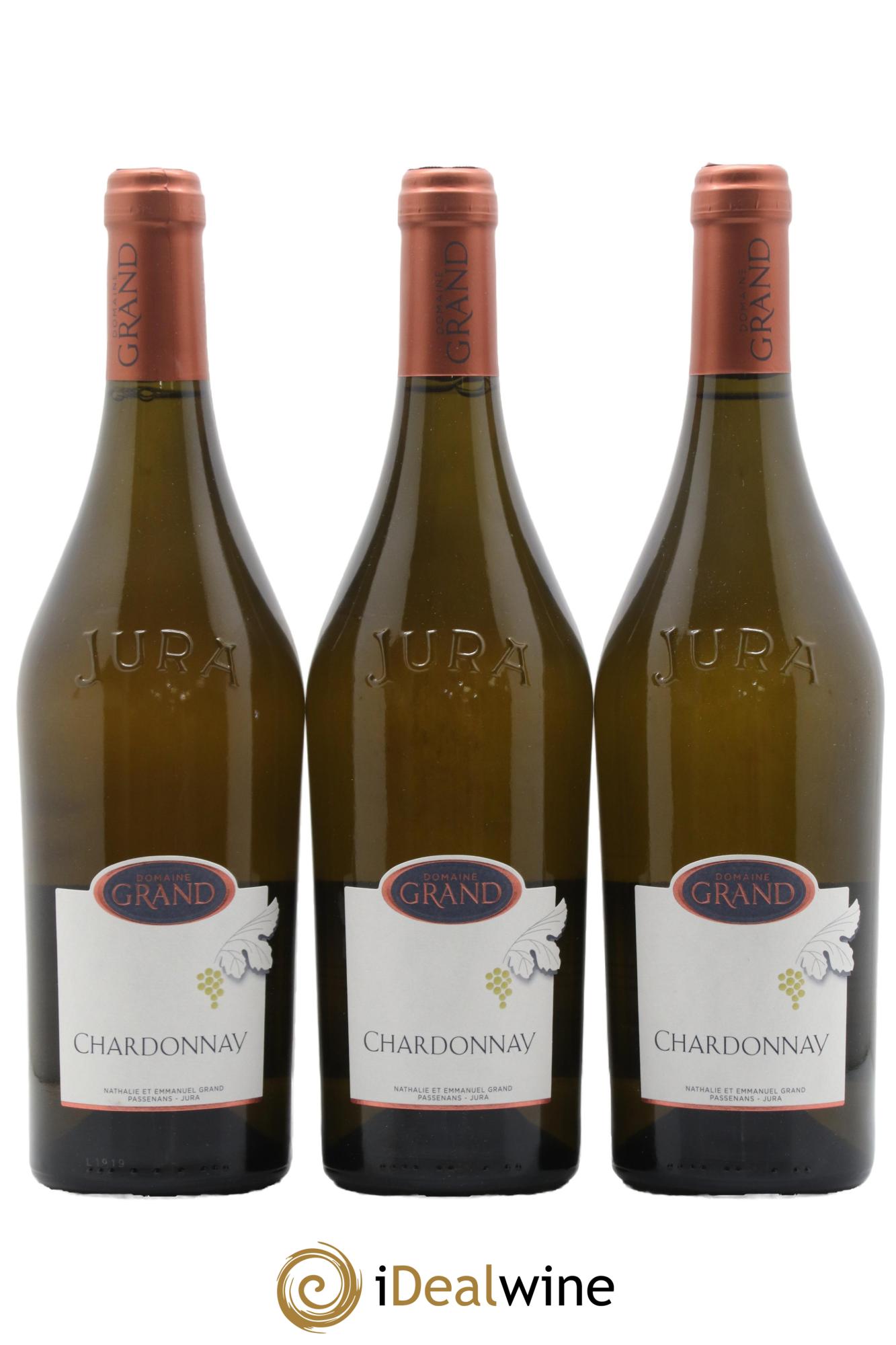 Côtes du Jura Chardonnay Domaine Grand 2017 - Posten von 3 Flaschen - 0