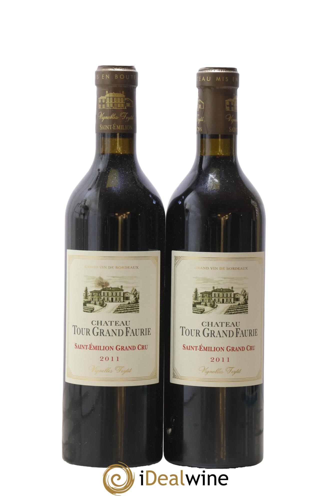 Saint-Émilion Grand Cru Château Tour Grand Faurie 2011 - Lot de 2 bouteilles - 0