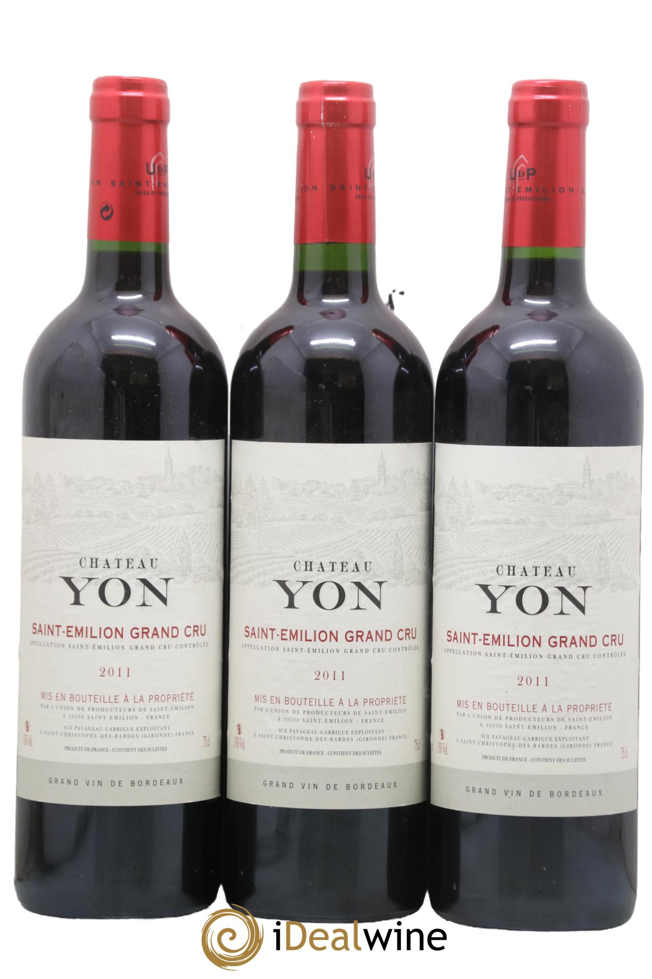 Saint-Émilion Grand Cru Chateau Yon 2011 - Lotto di 3 bottiglie - 0