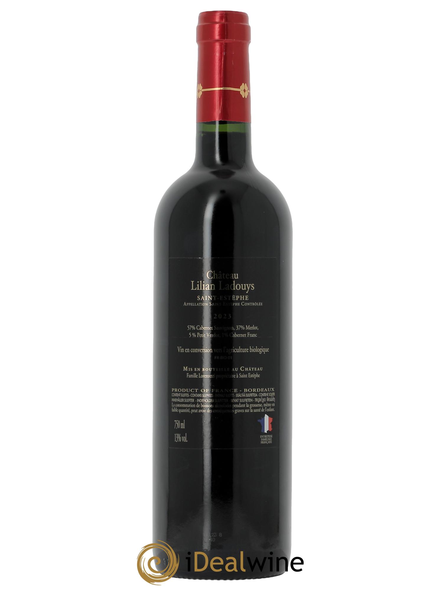 Château Lilian Ladouys Cru Bourgeois 2023 - Lot de 1 bouteille - 1