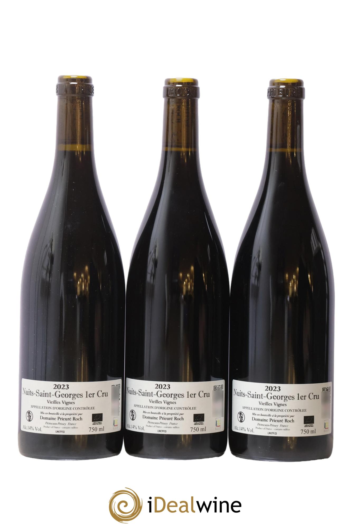 Nuits-Saint-Georges 1er Cru Vieilles Vignes Prieuré Roch 2023 - Lote de 3 botellas - 1