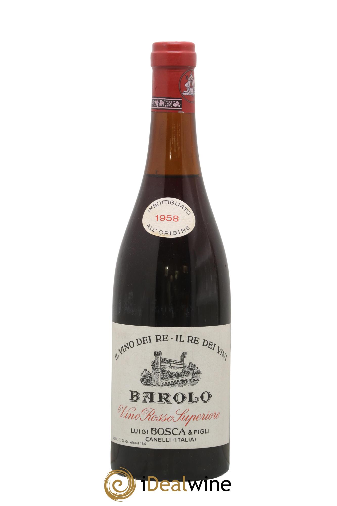 Barolo DOCG Luigi Bosca 1958 - Lot de 1 bouteille - 0