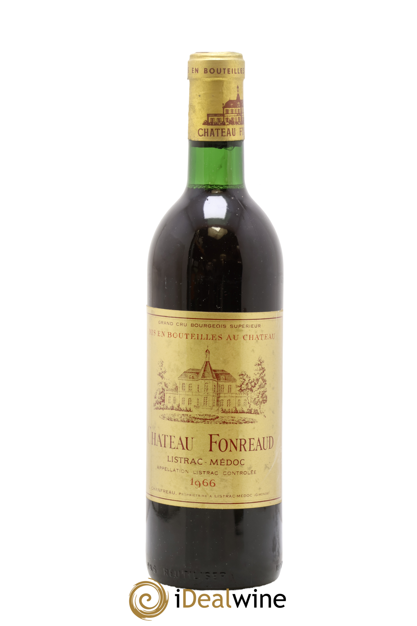Château Fonréaud Cru Bourgeois 1966 - Lot de 1 bouteille - 0