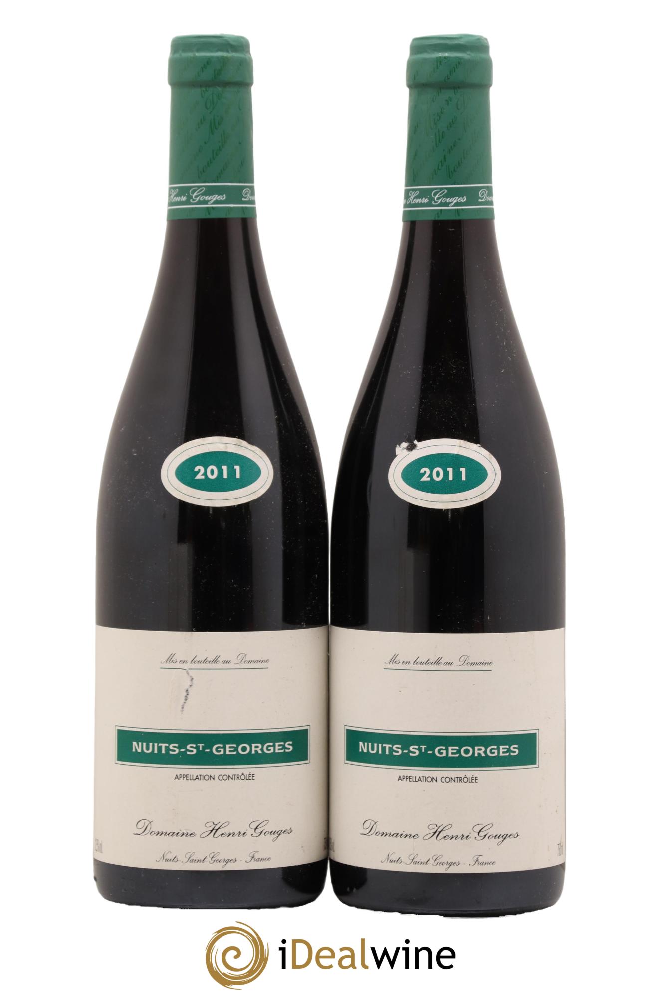 Nuits-Saint-Georges Henri Gouges 2011 - Lot of 2 bottles - 0