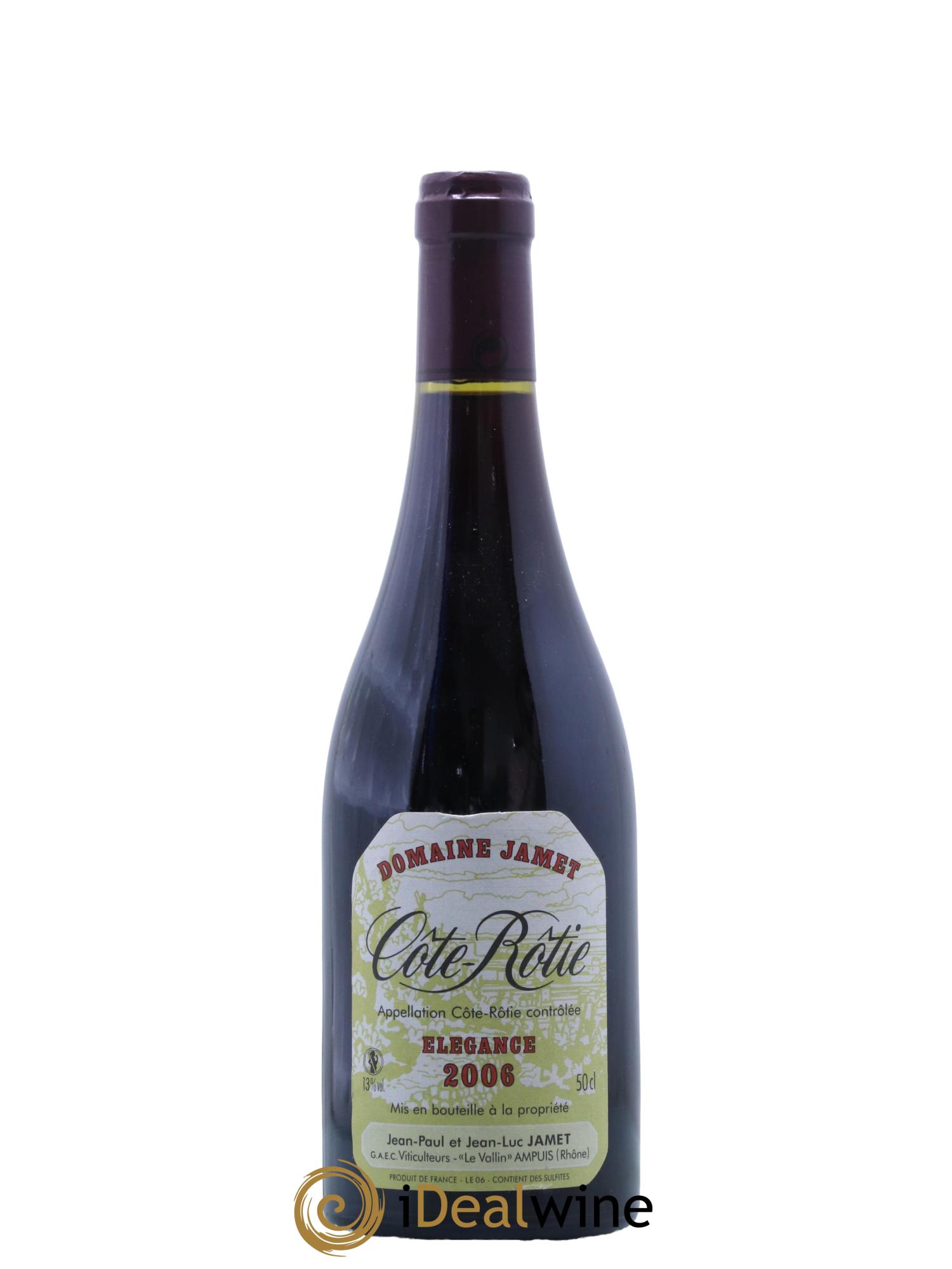 Côte-Rôtie Elégance Jamet (Domaine) 2006 - Lot de 1 format 50cl - 0