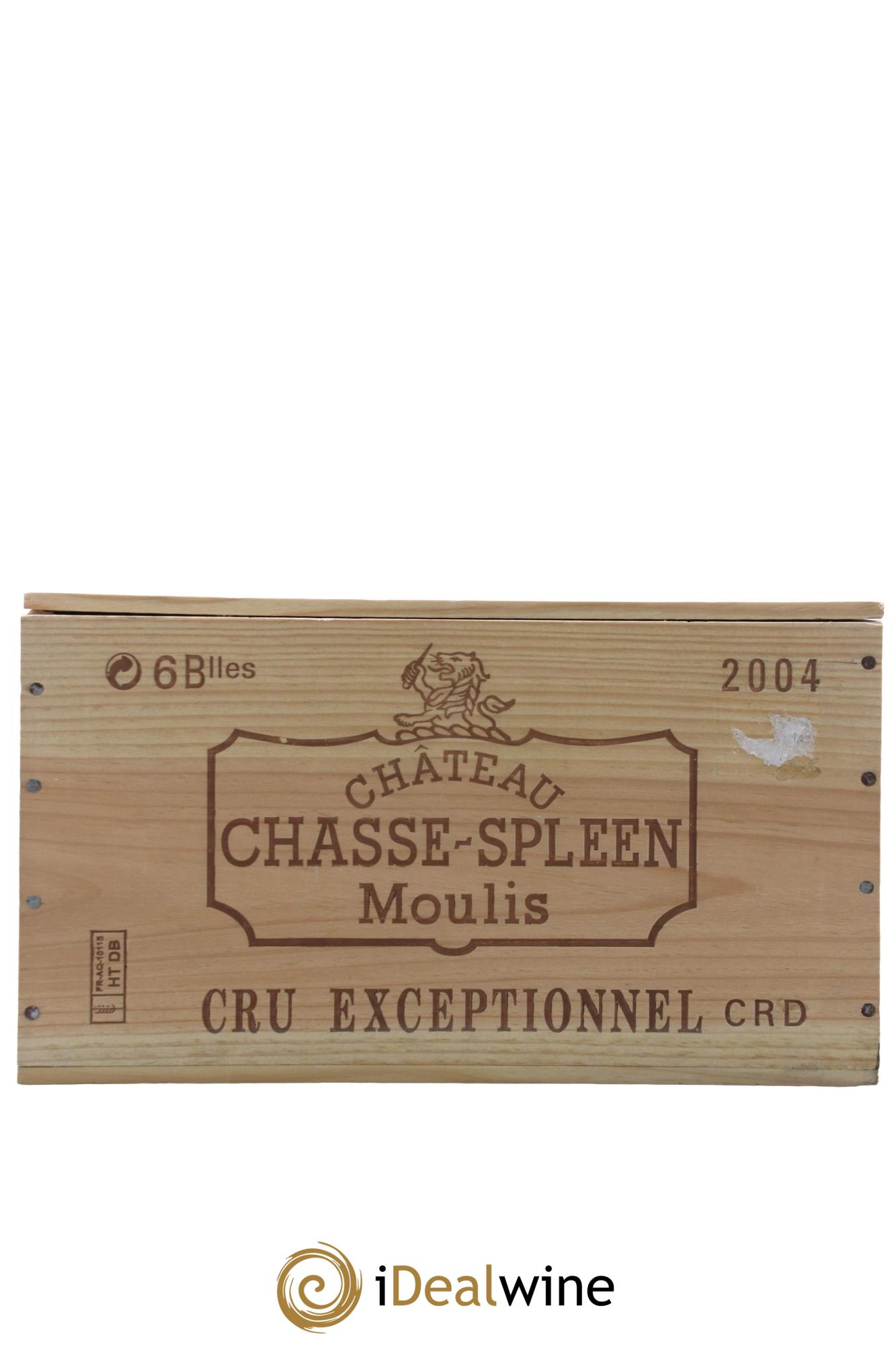 Château Chasse Spleen 2004 - Posten von 6 Flaschen - 1
