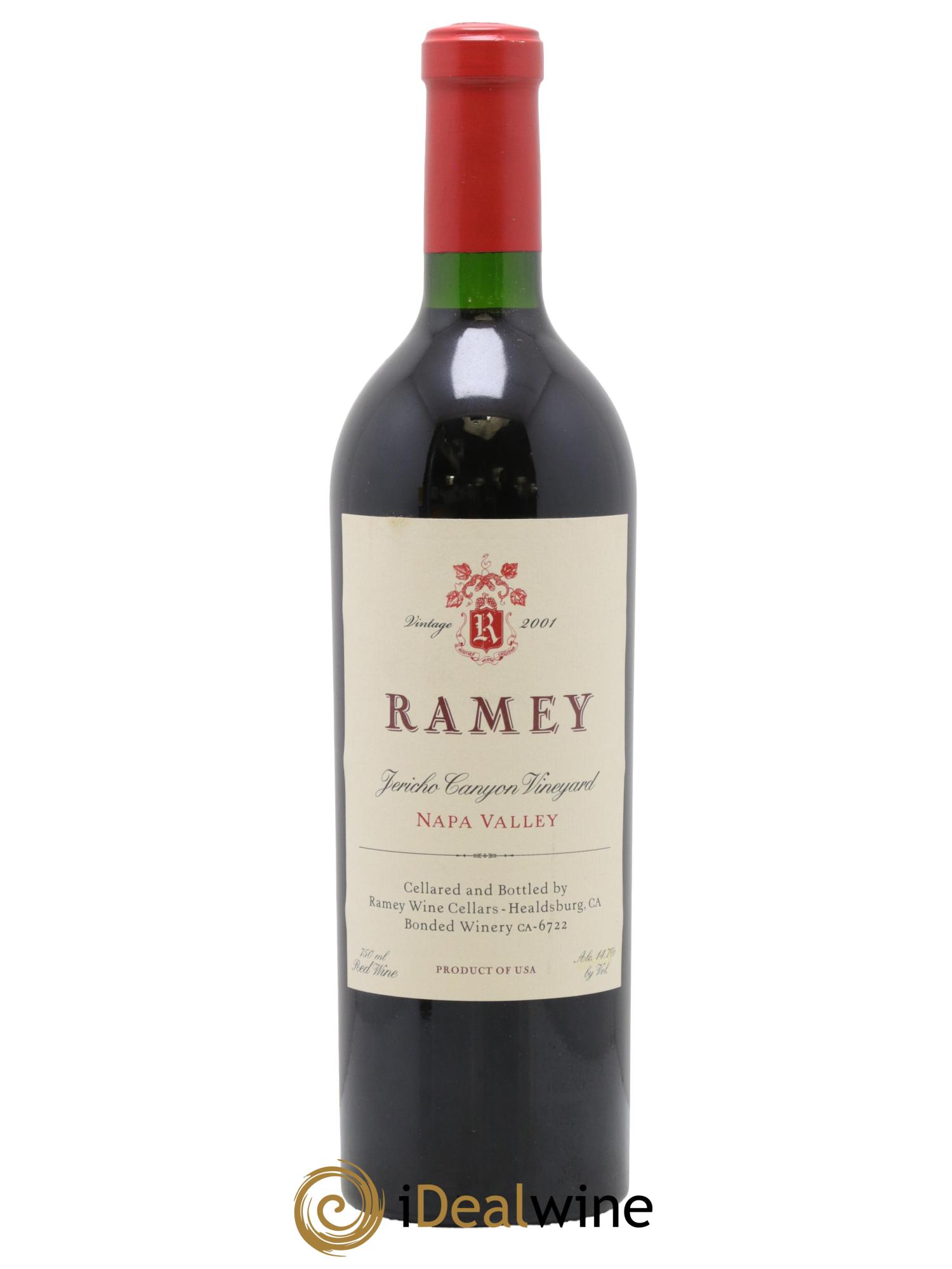 USA Napa Valley Cabernet Sauvignon Ramey 2001 - Lot de 1 bouteille - 0