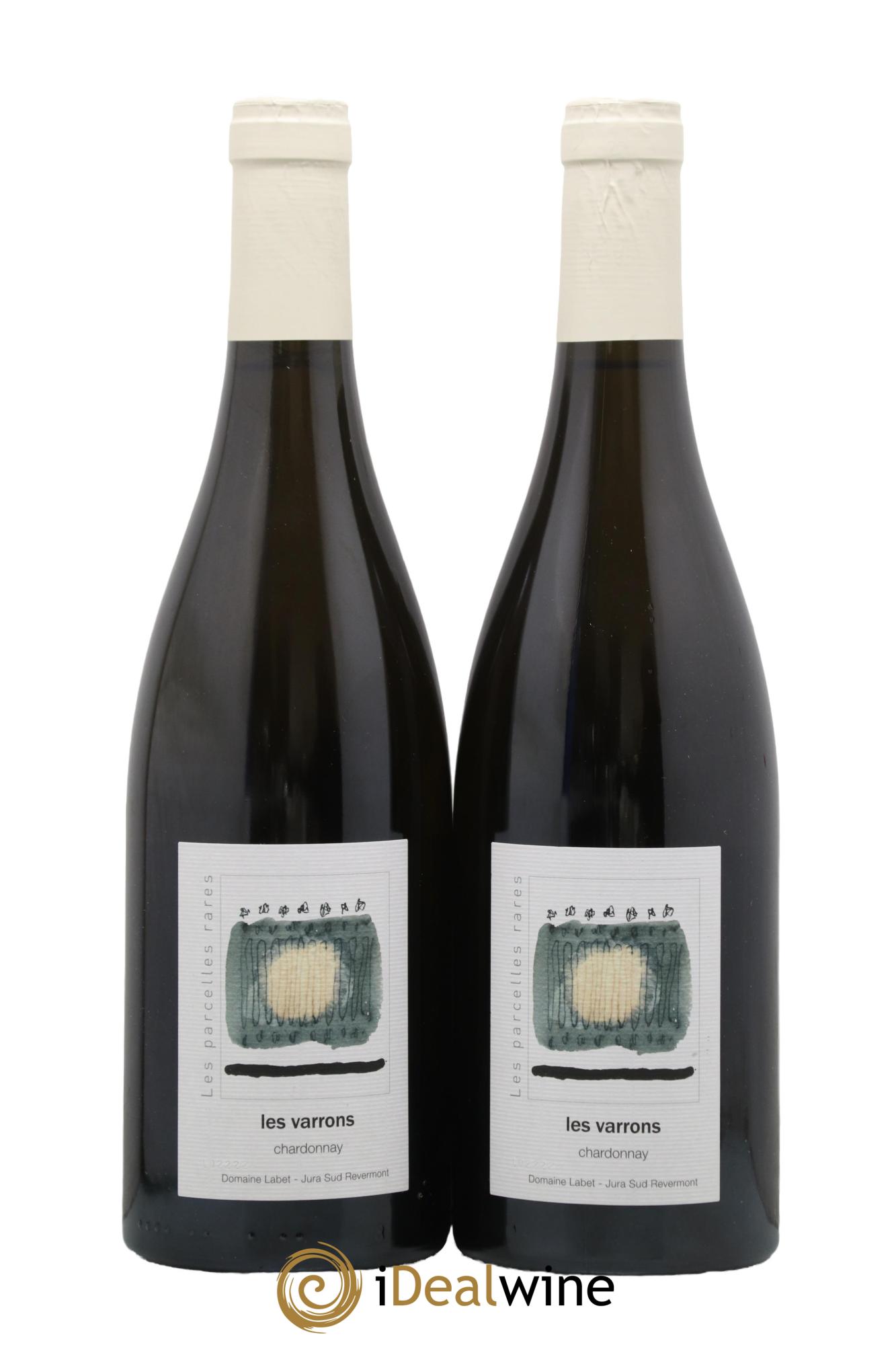 Côtes du Jura Chardonnay Les Varrons Romain - Julien - Charline Labet 2022 - Lotto di 2 bottiglie - 0